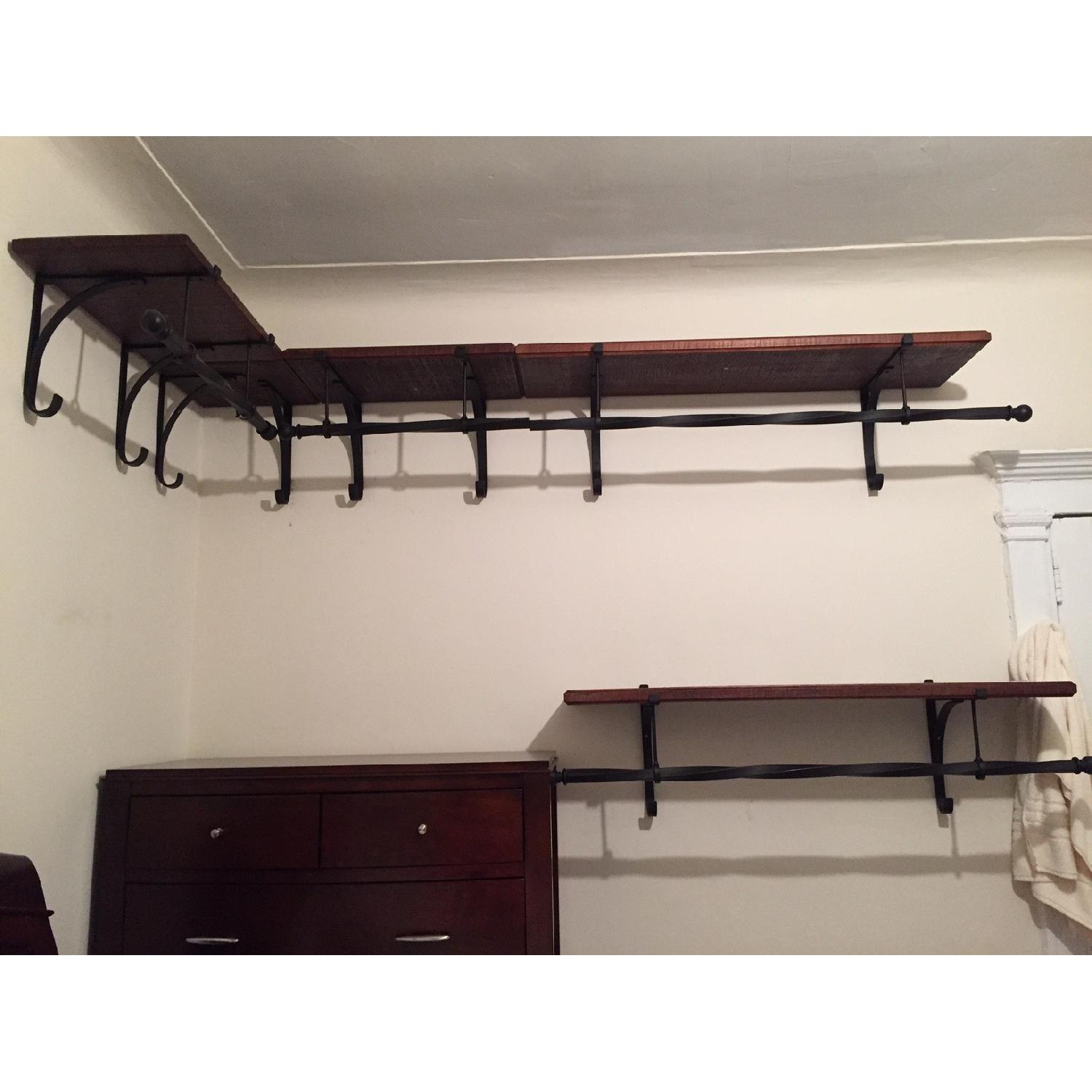 Pottery Barn New York Closet Shelf in Rustic Mahogany - image-1