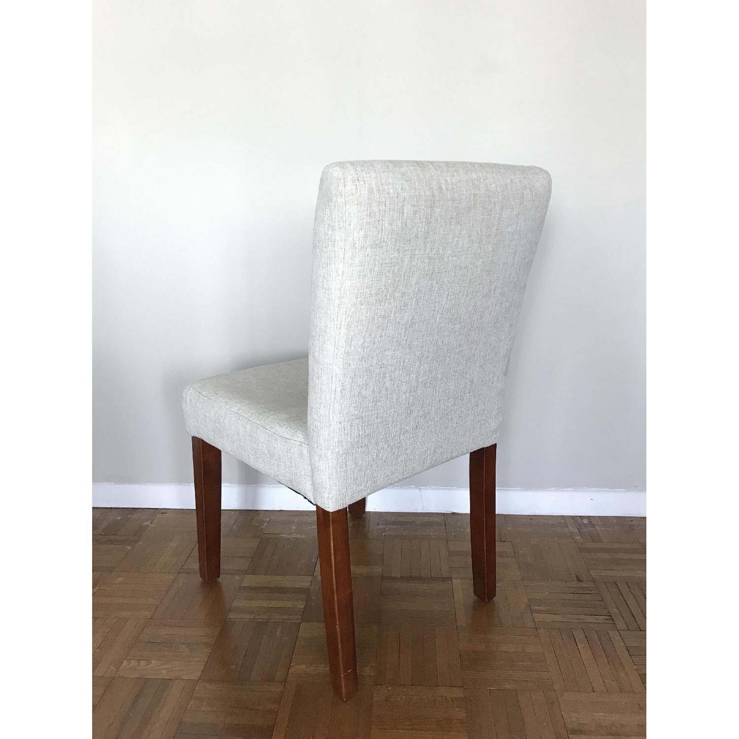 Target Oatmeal Linen Dining Chairs - image-3