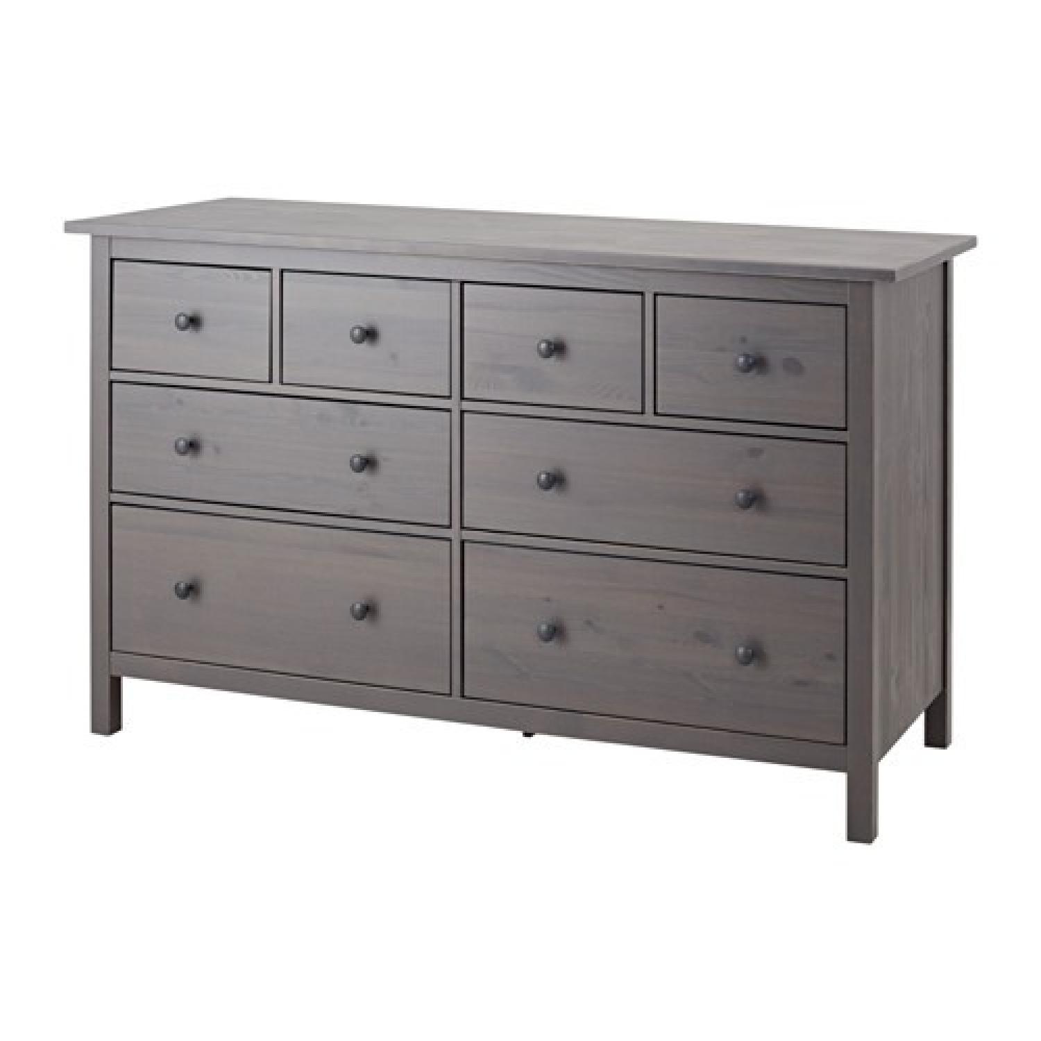grey hemnes dresser chest of 8 drawers, stained, 160x96 cm all in a robust Easy IKEA Hemnes Dresser Hack