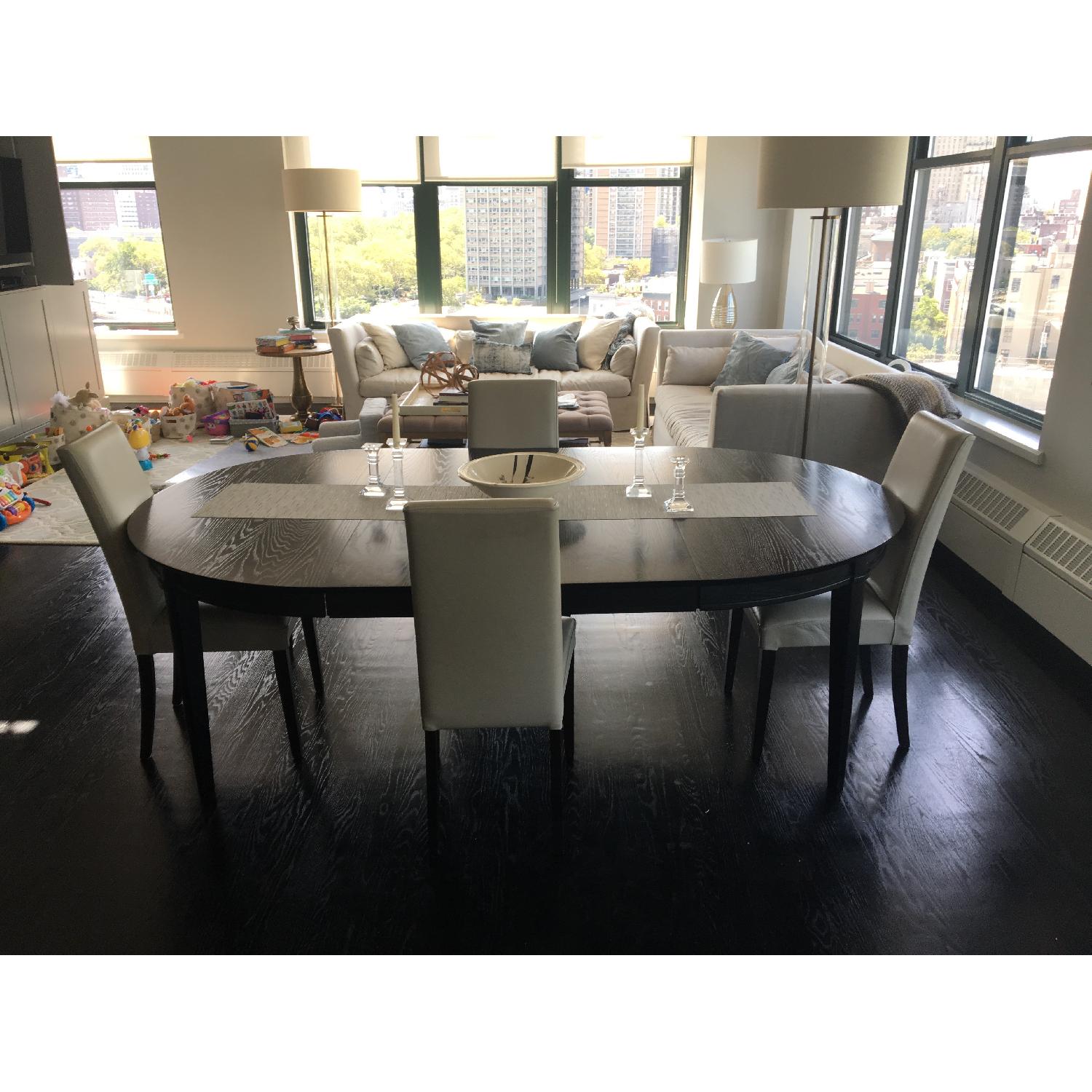 Crate & Barrel Wood Dining Table - image-1