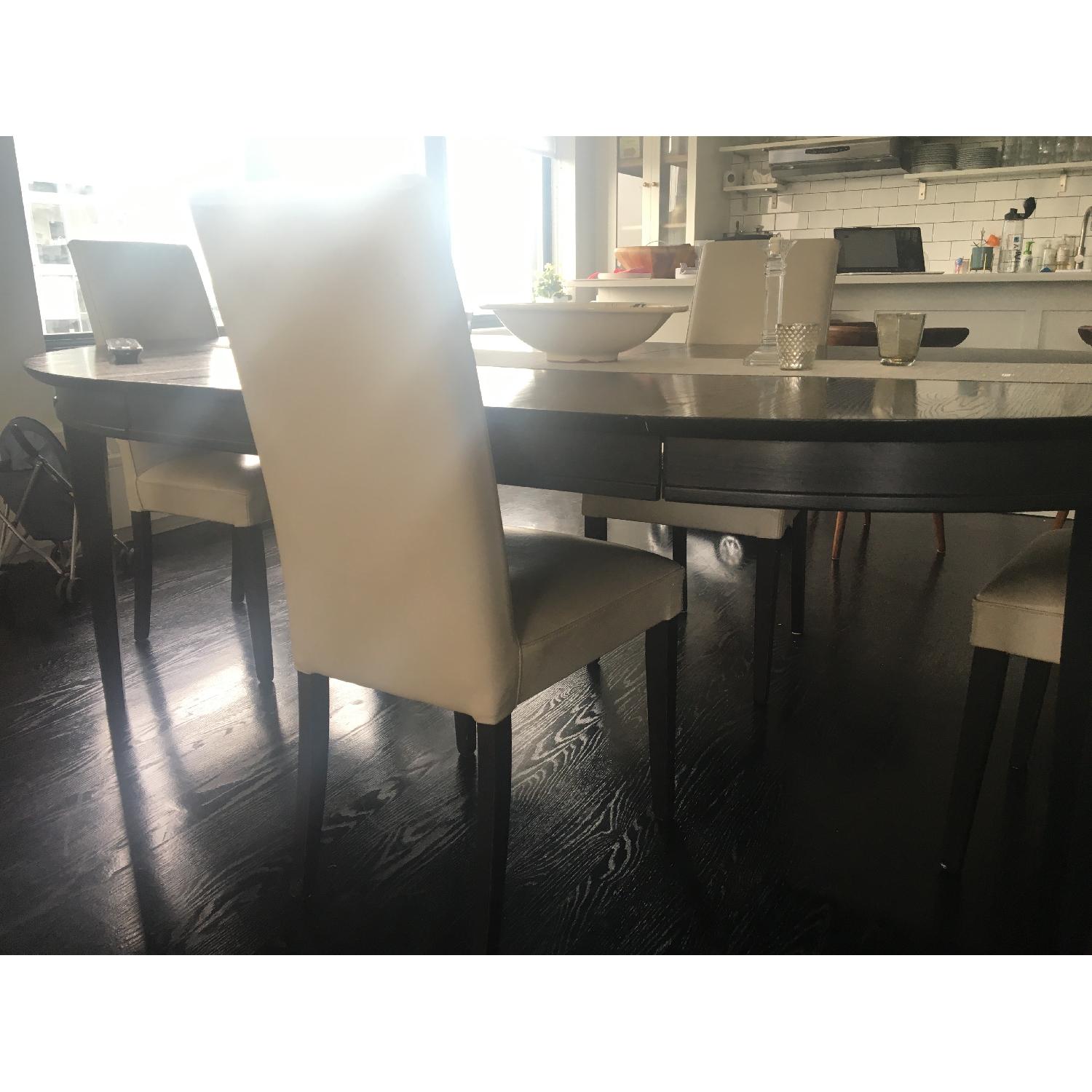 Crate & Barrel Wood Dining Table - image-4