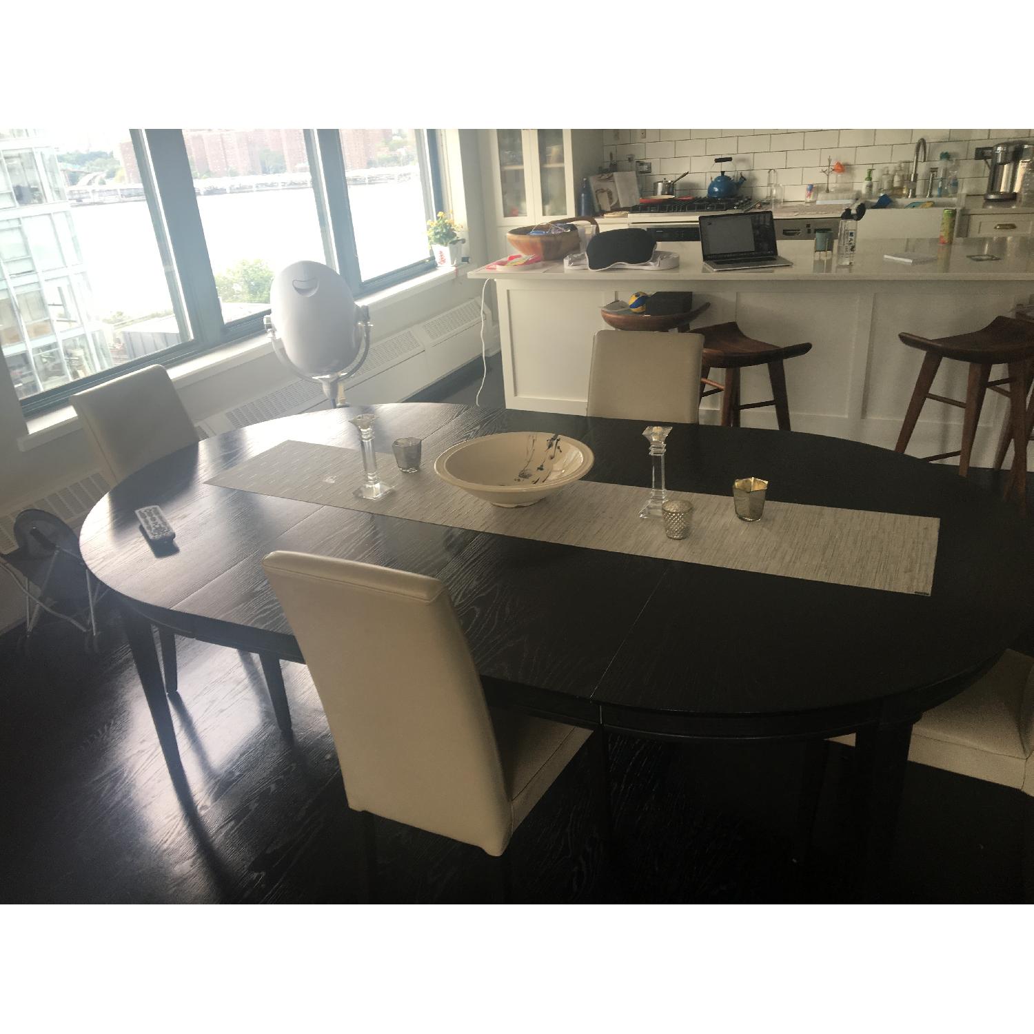 Crate & Barrel Wood Dining Table - image-5