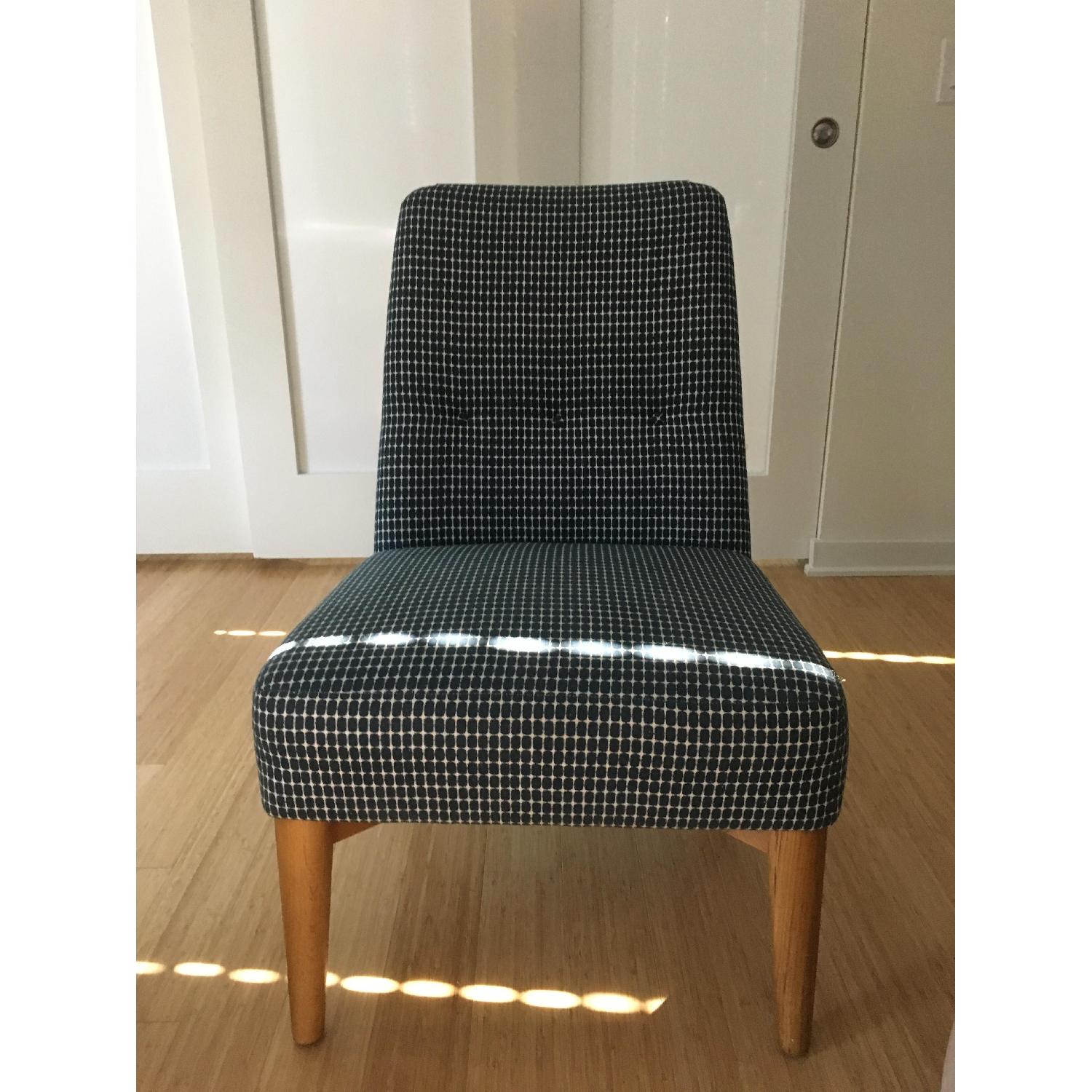 West Elm Accent Chair in Blue - image-1