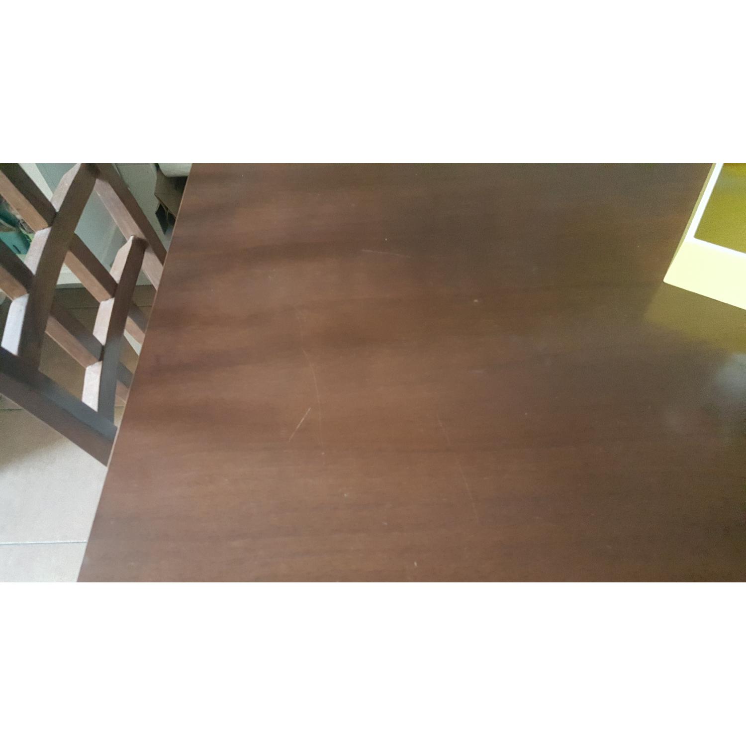 Wood Dining Table w/ 4 Chairs - image-6