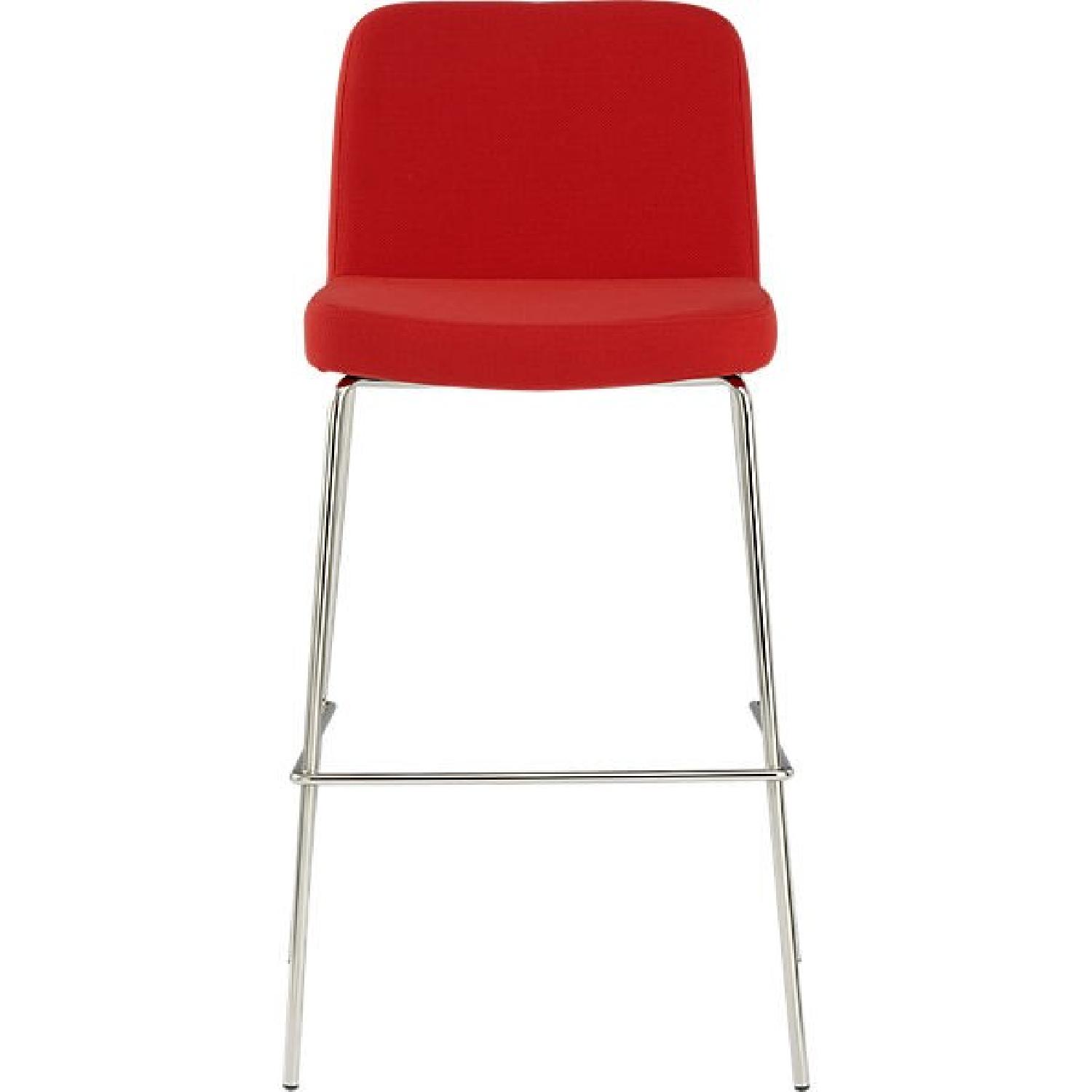 CB2 Red Charlie Barstools - image-0