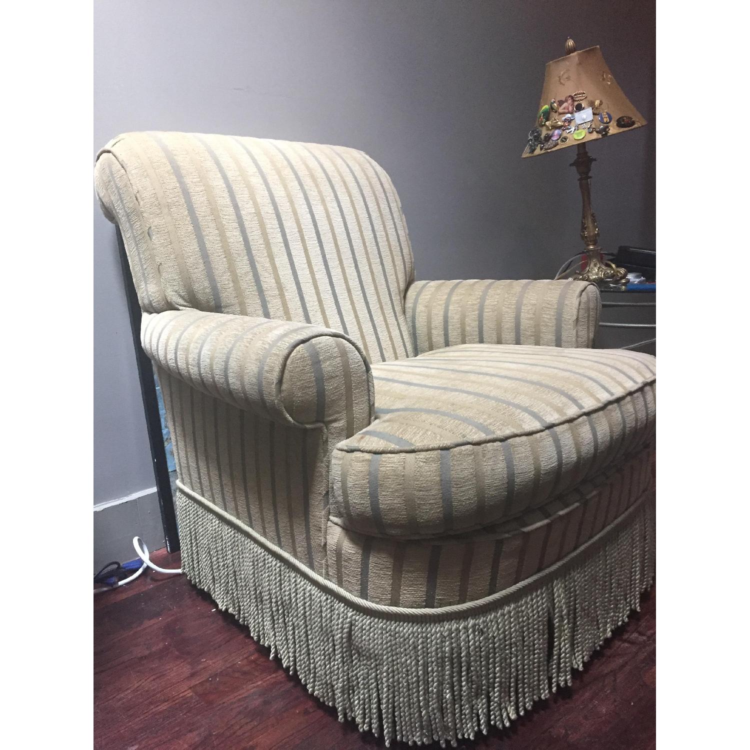 Striped Fringe Armchair - image-3
