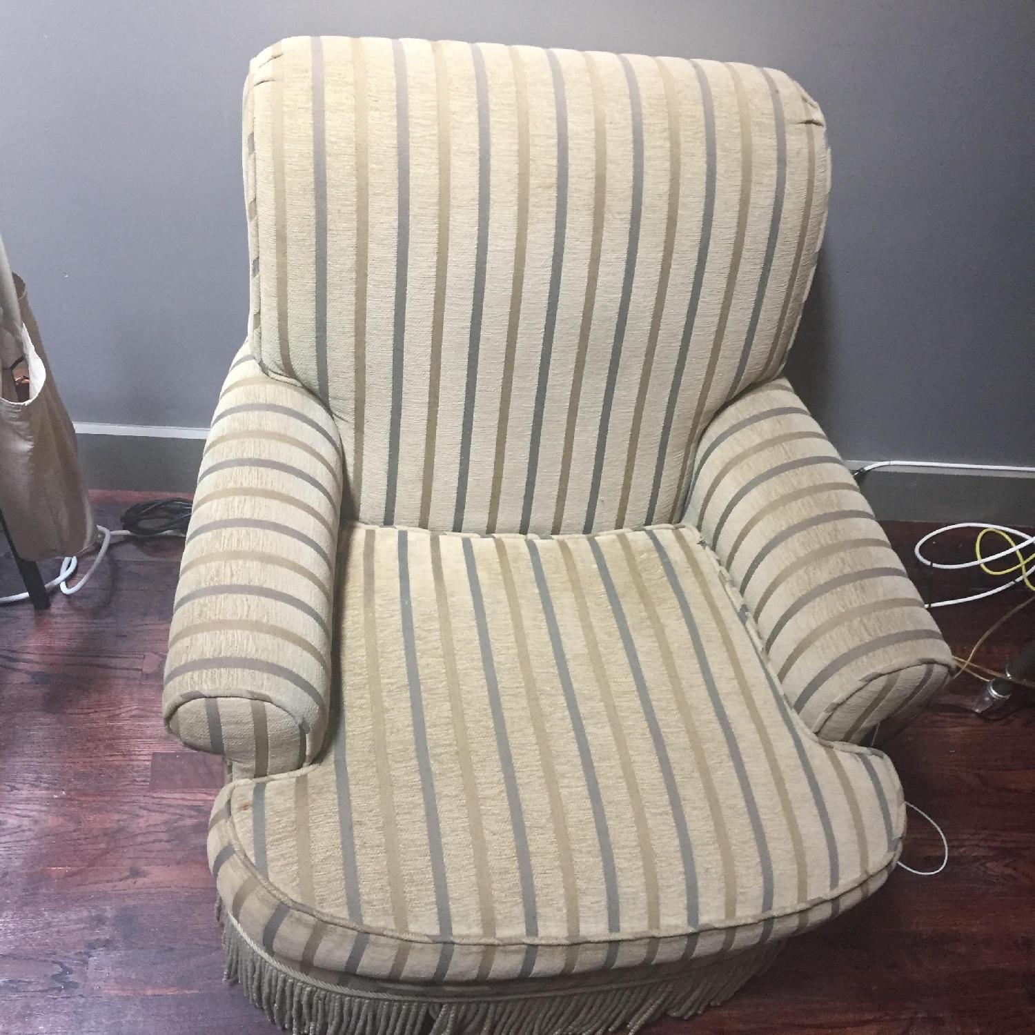 Striped Fringe Armchair - image-4