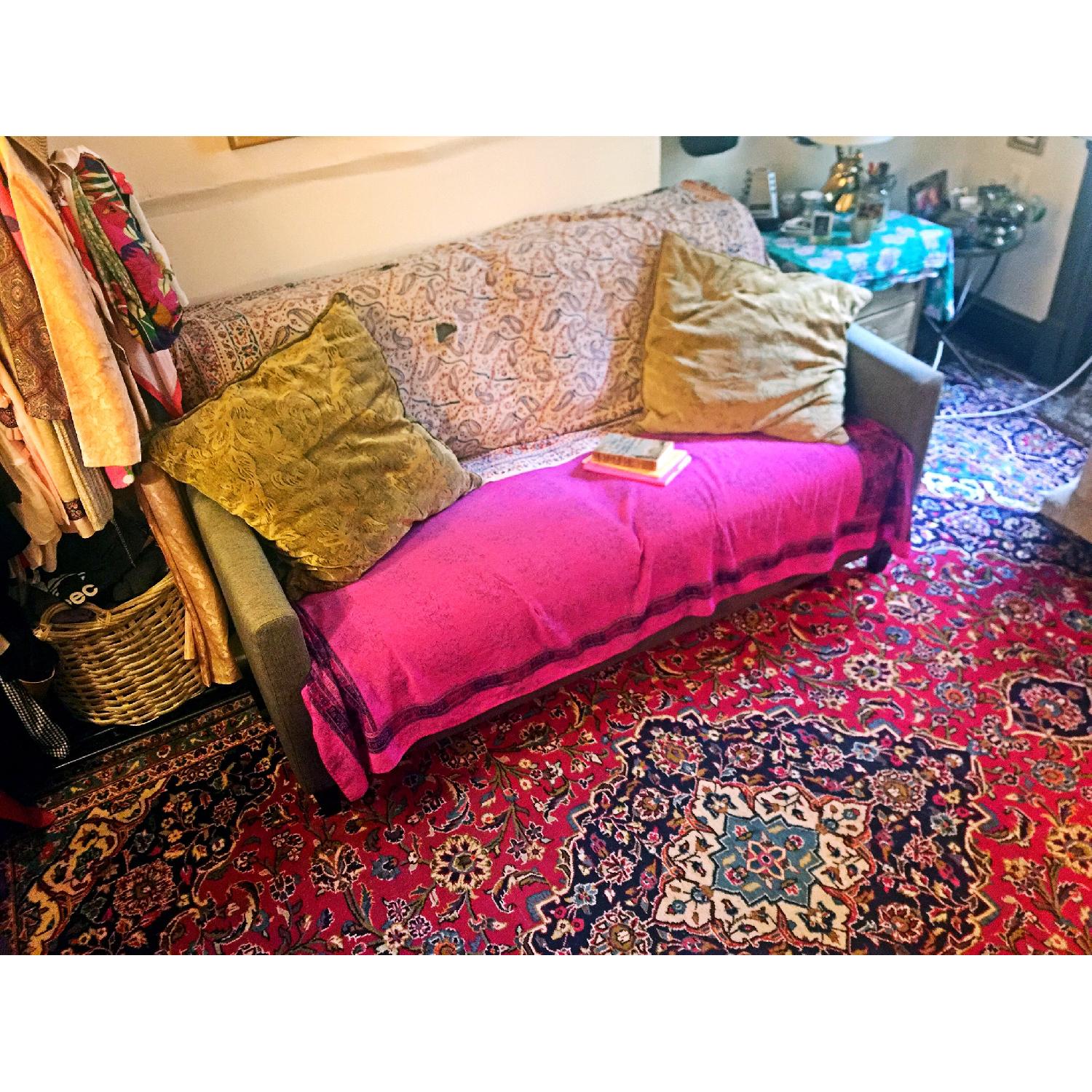 Crate & Barrel Queen Sleeper Sofa - image-1