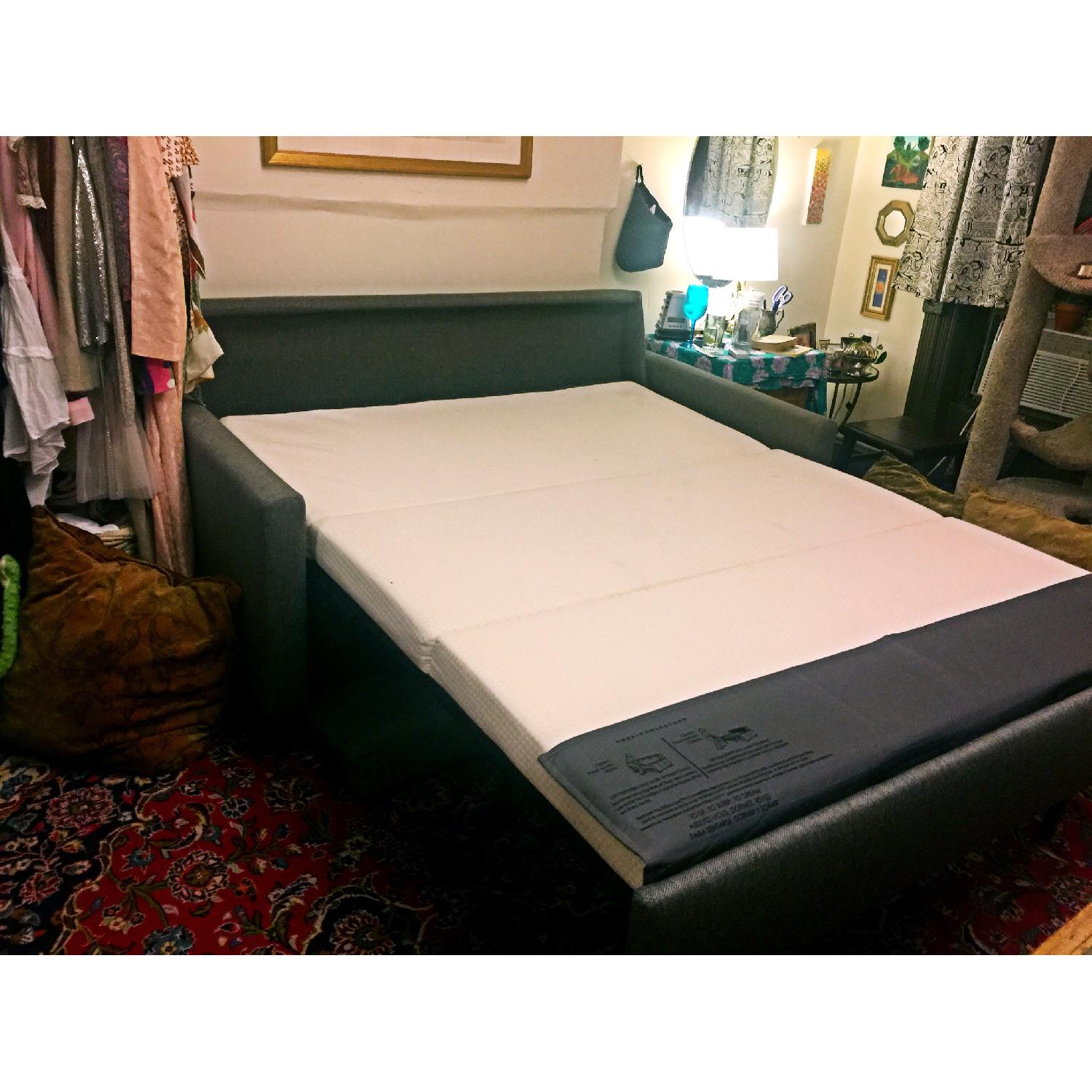 Crate & Barrel Queen Sleeper Sofa - image-8