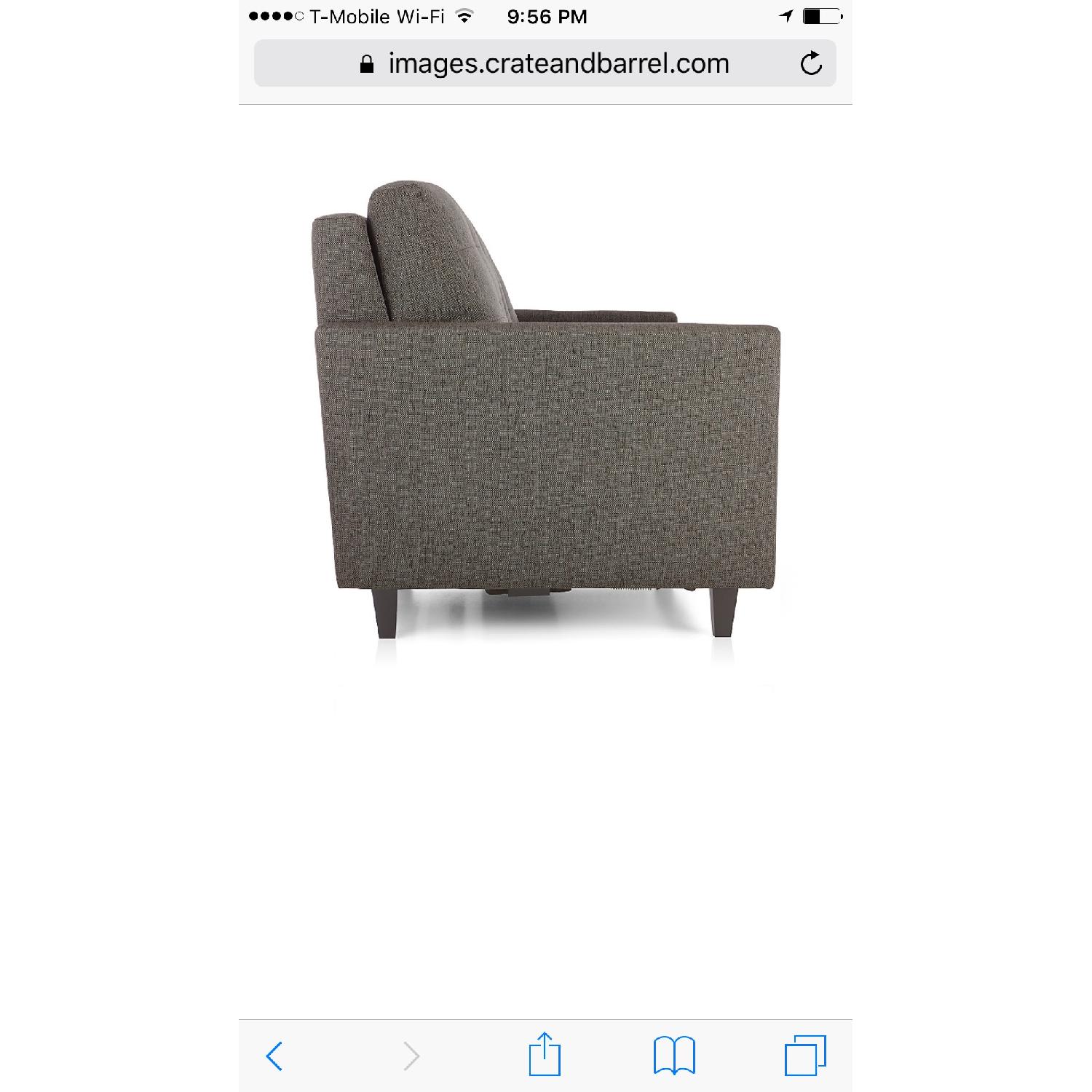 Crate & Barrel Queen Sleeper Sofa - image-11