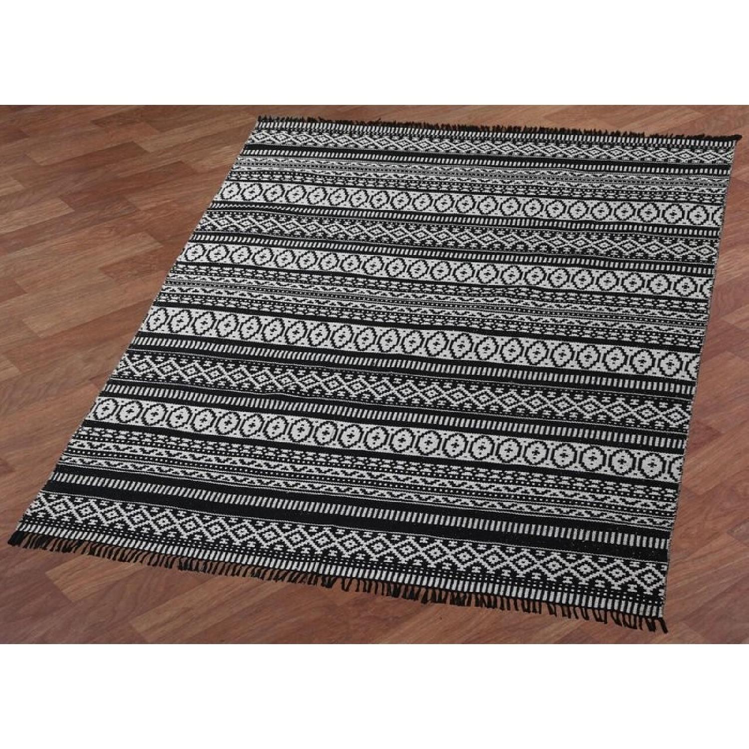 St. Croix Trading Company Hand-Loomed Black Area Rug - image-2