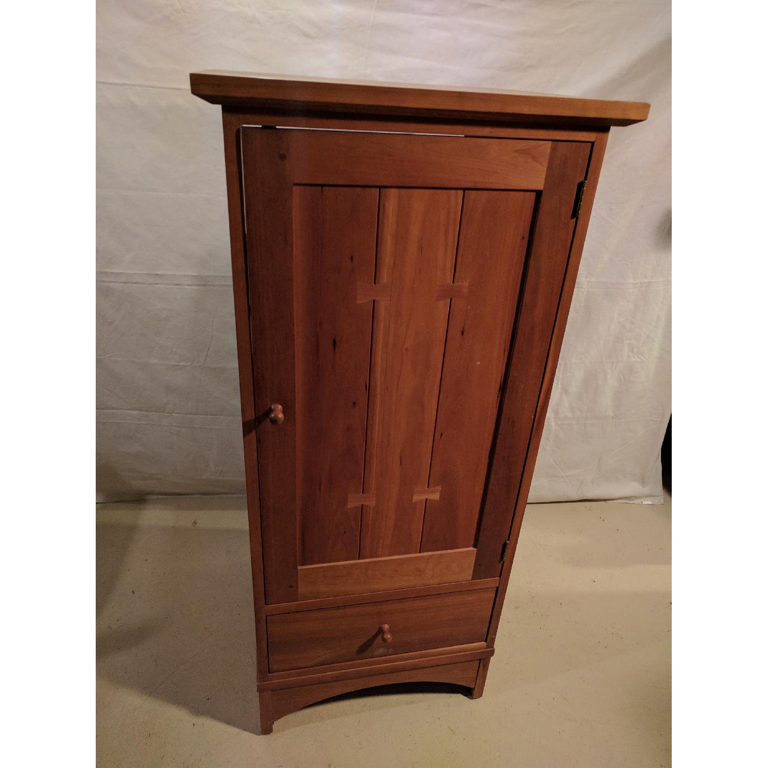 Stickley Cherry Audio Unit w/ Wood Door - image-1
