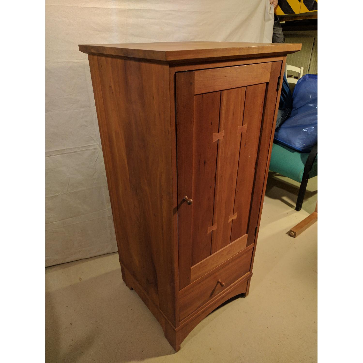Stickley Cherry Audio Unit w/ Wood Door - image-2