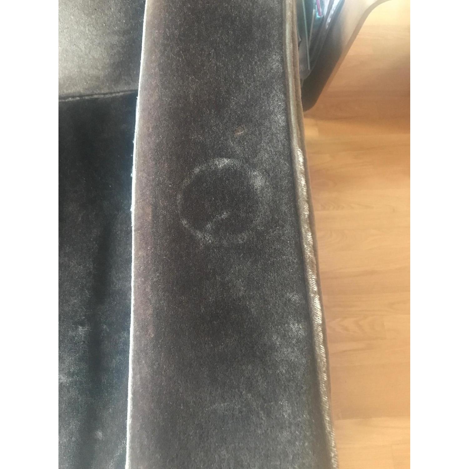 Classic Sofa Brown Mohair Sofa - image-4