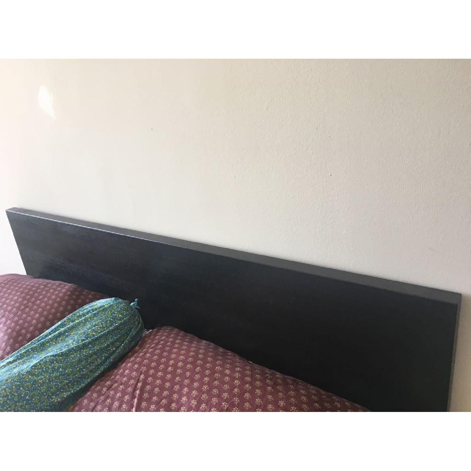 Ikea Malm High Bed Frame w/ 4 Storage  Boxes in Black-Brown - image-14