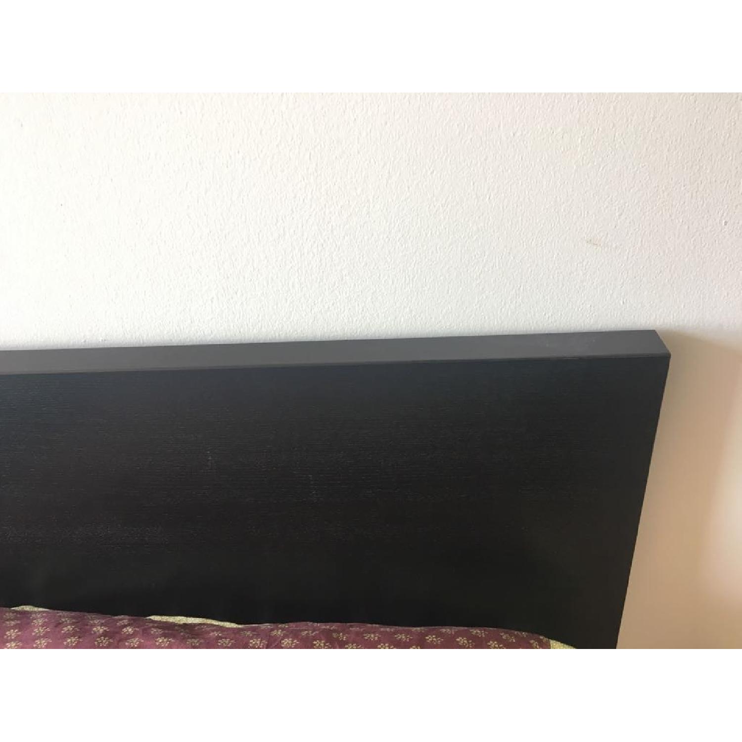 Ikea Malm High Bed Frame w/ 4 Storage  Boxes in Black-Brown - image-15