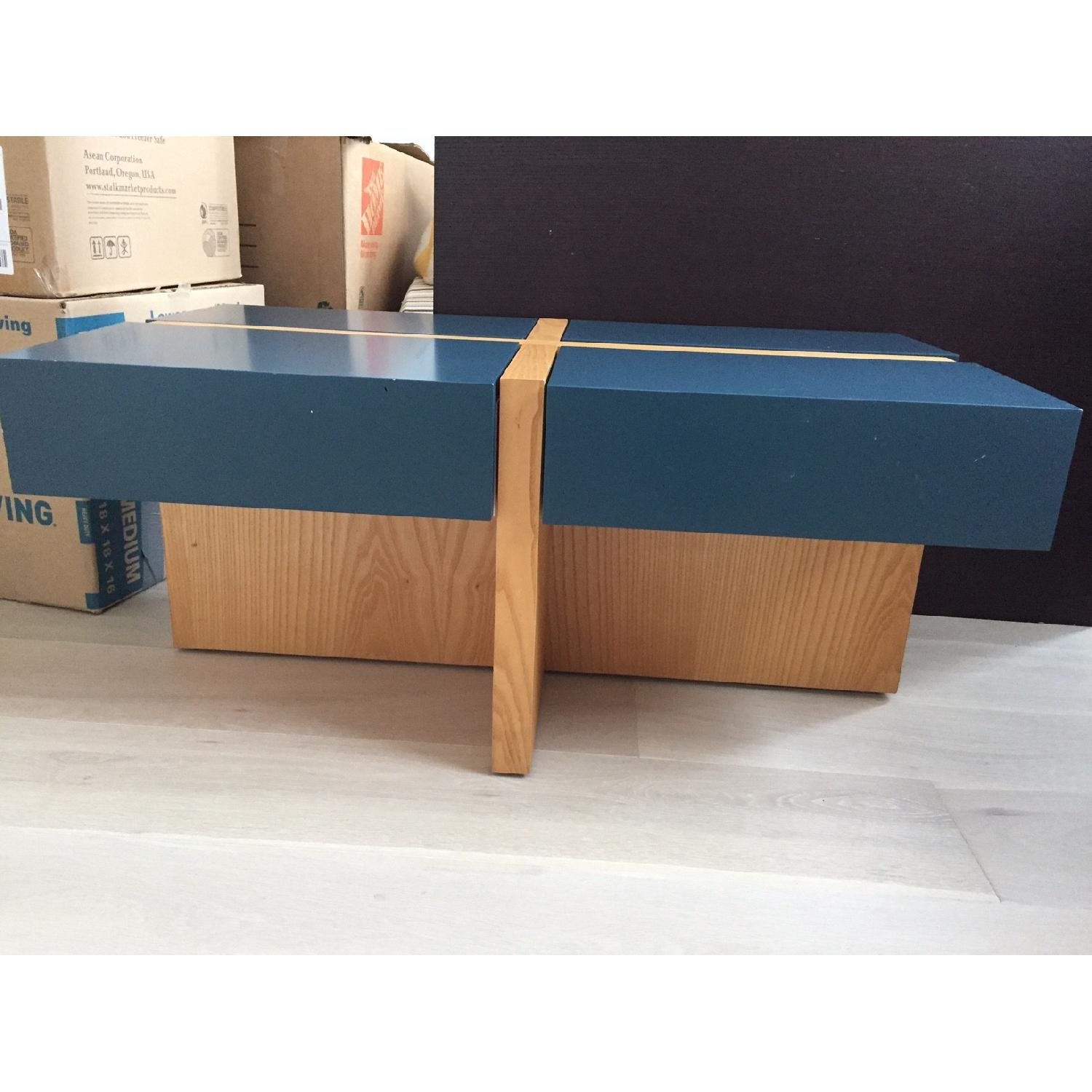 Wonk Furniture Mod Quad Wood & Lacquer Coffee Table - image-1