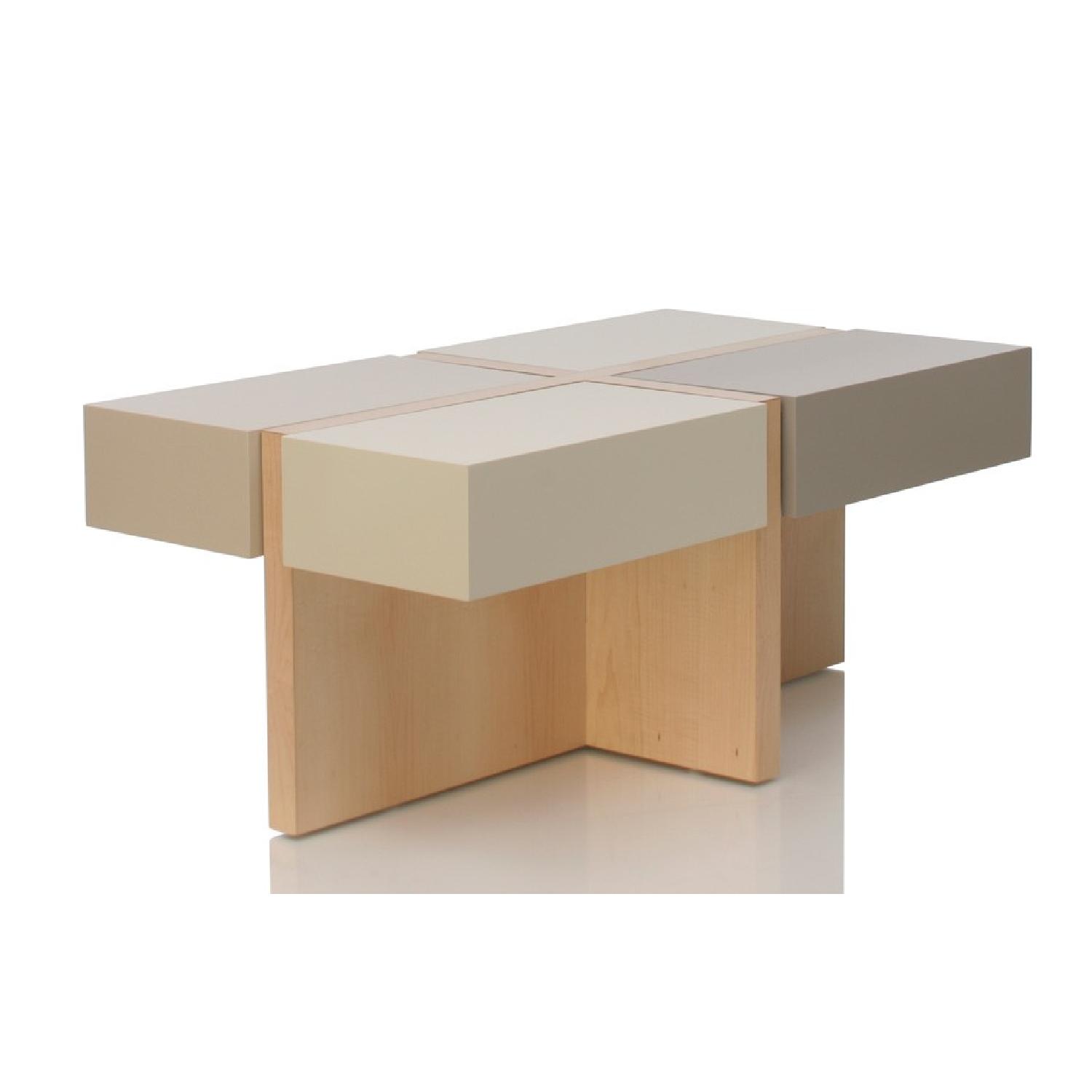 Wonk Furniture Mod Quad Wood & Lacquer Coffee Table - image-5