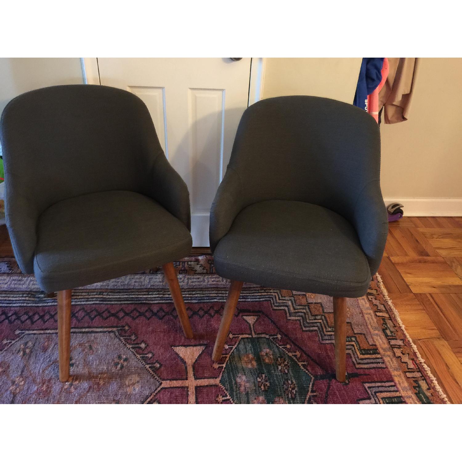 West Elm Saddle Side Chair - image-1