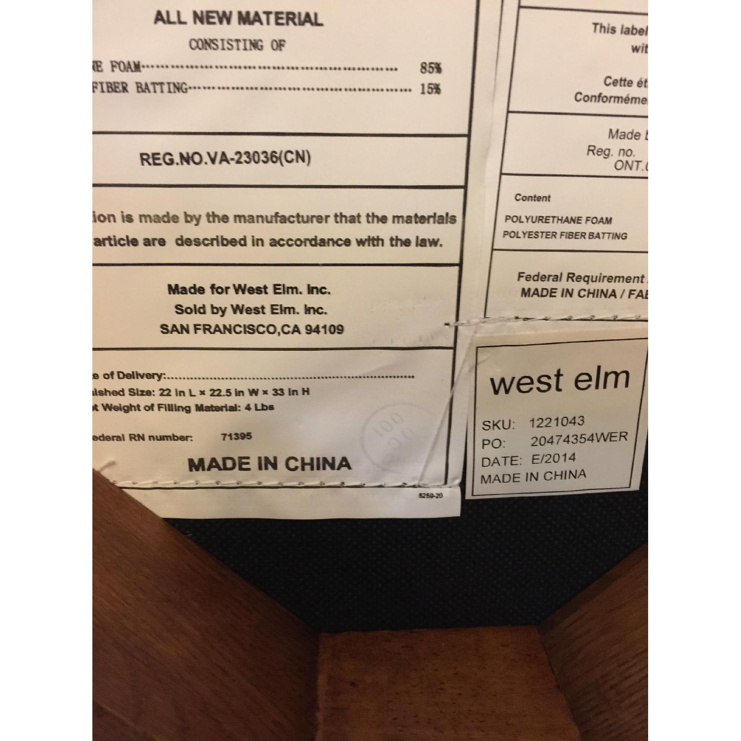 West Elm Saddle Side Chair - image-3