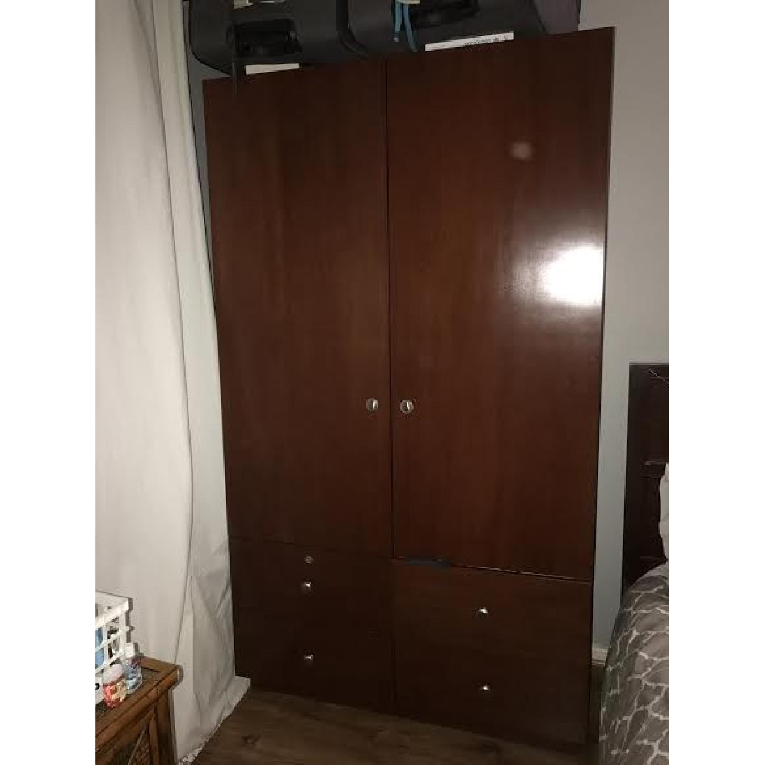 Wood Armoire - image-1