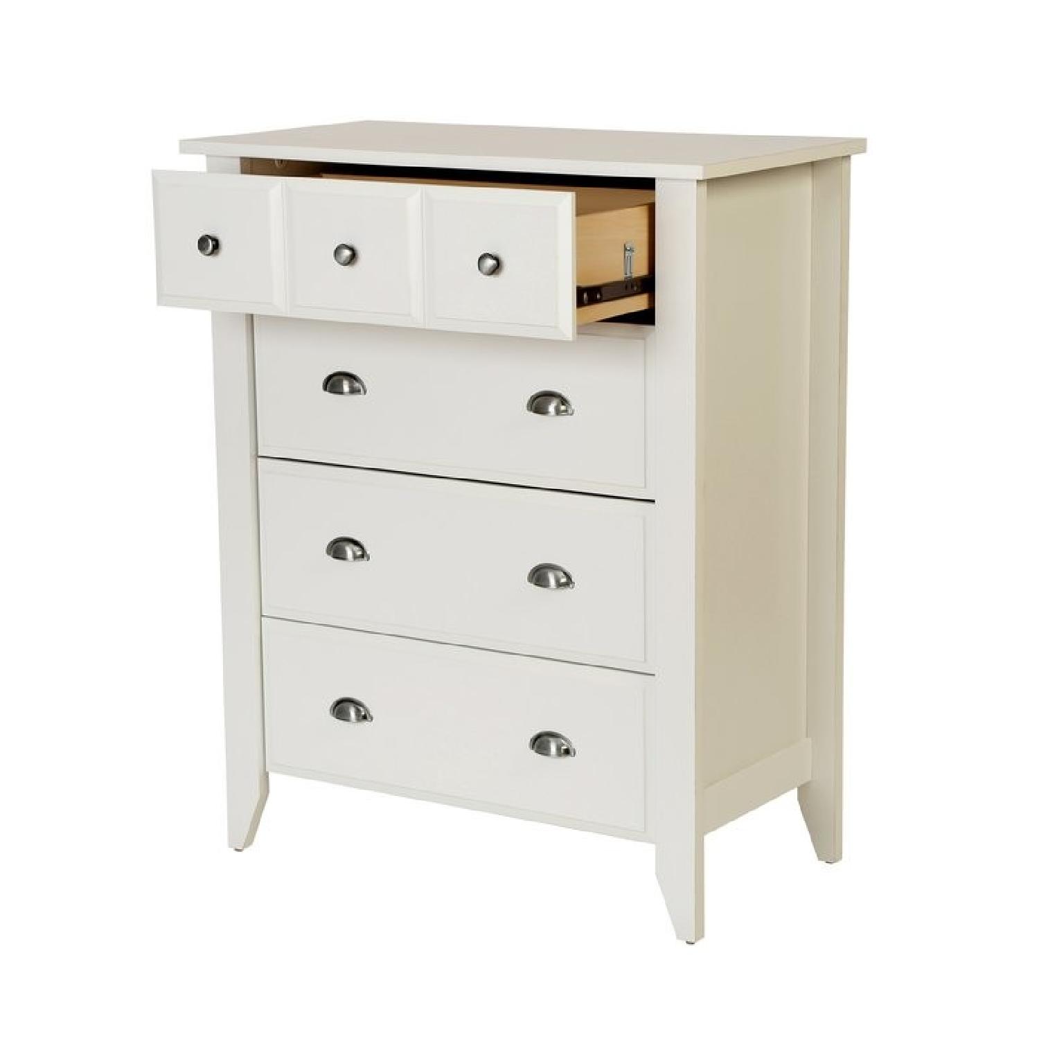 White 4 Drawer Chest - image-2
