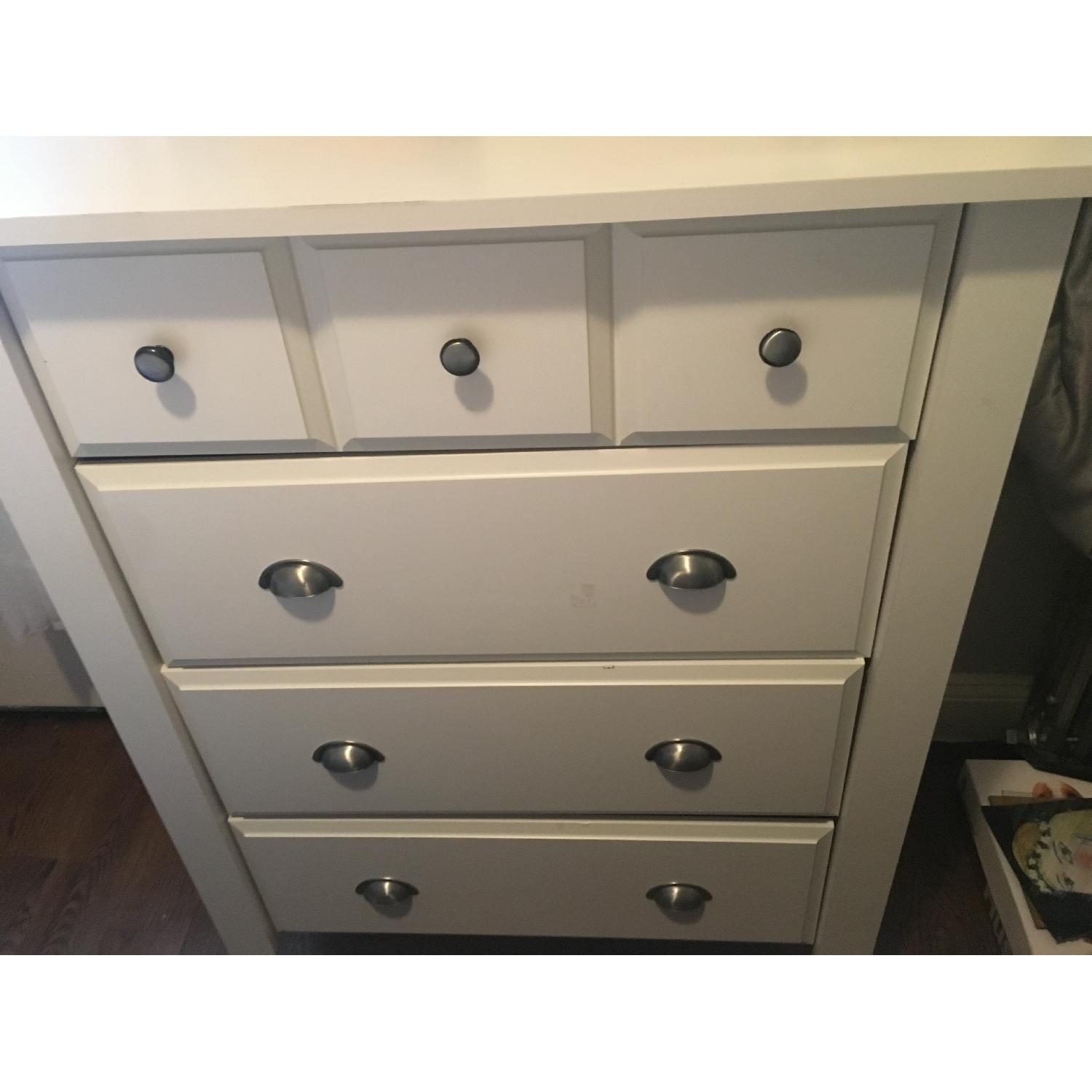 White 4 Drawer Chest - image-4