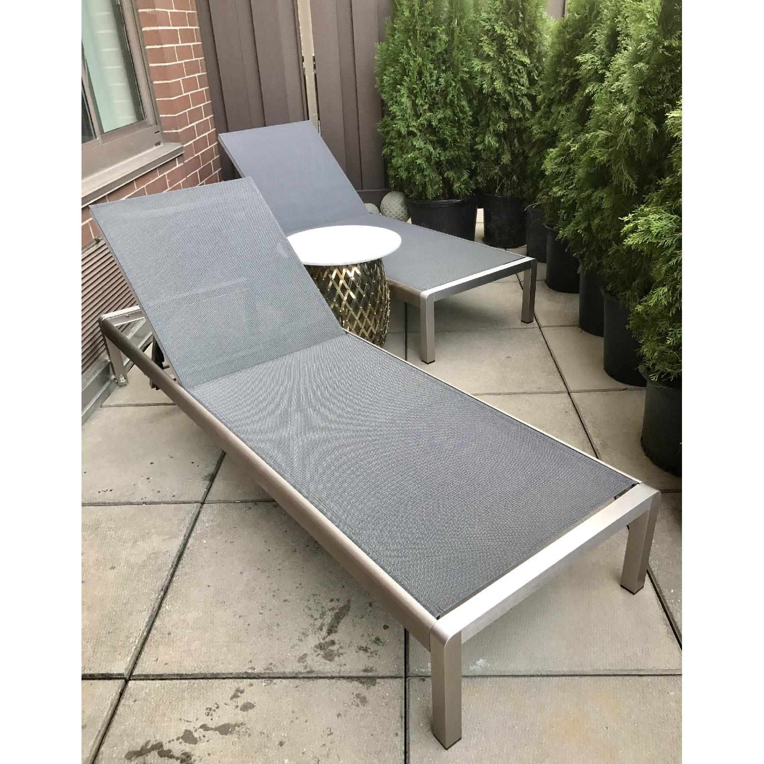 Outdoor Mesh Chaise Lounges - image-2