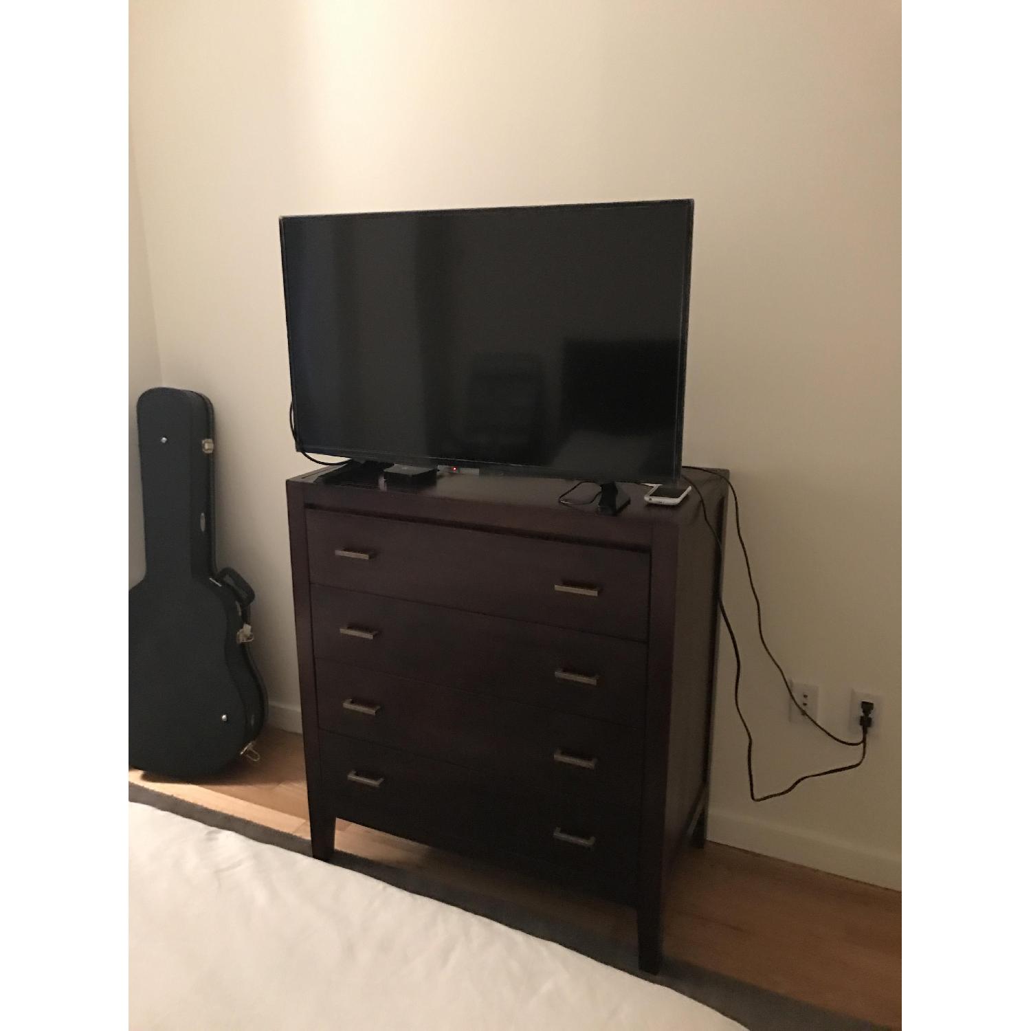 Crate & Barrel Dawson II Clove 4-Drawer Chest - image-1