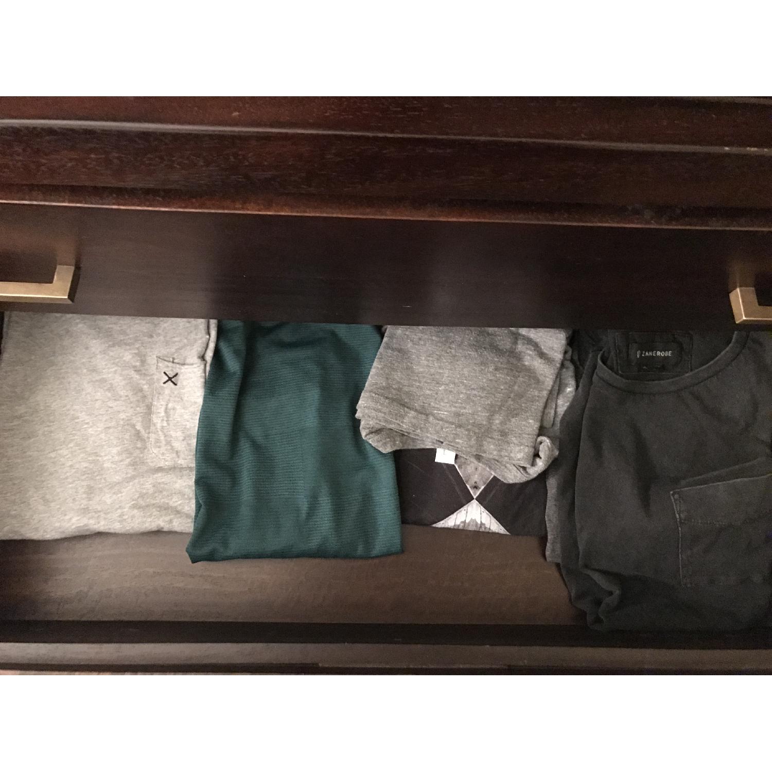 Crate & Barrel Dawson II Clove 4-Drawer Chest - image-4