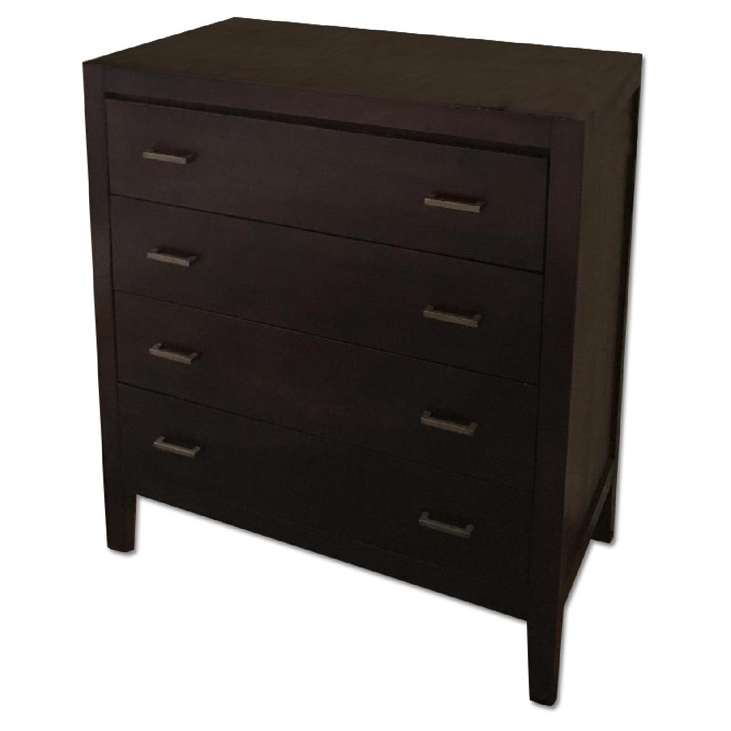 Crate & Barrel Dawson II Clove 4-Drawer Chest - image-0