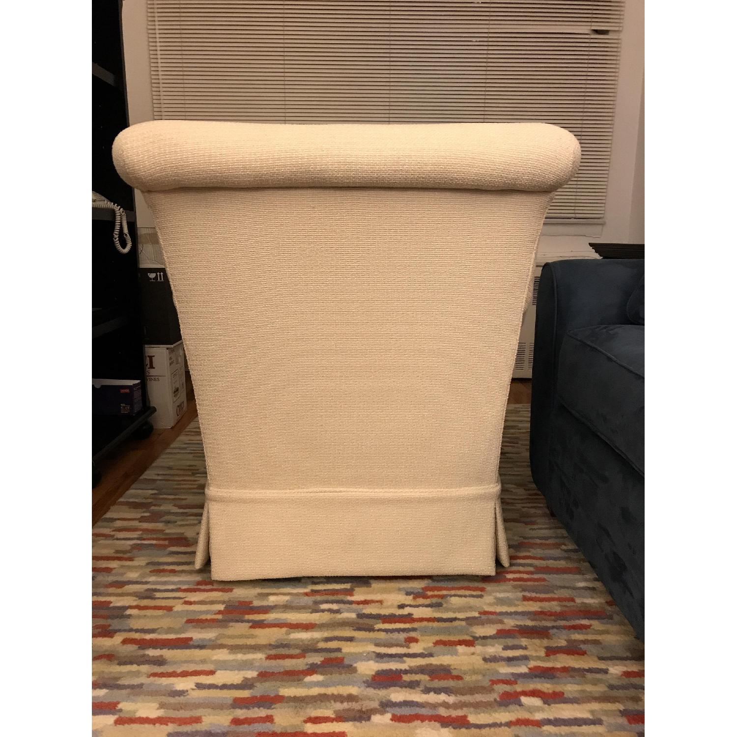 Neutral Fabric Accent Chair - image-4