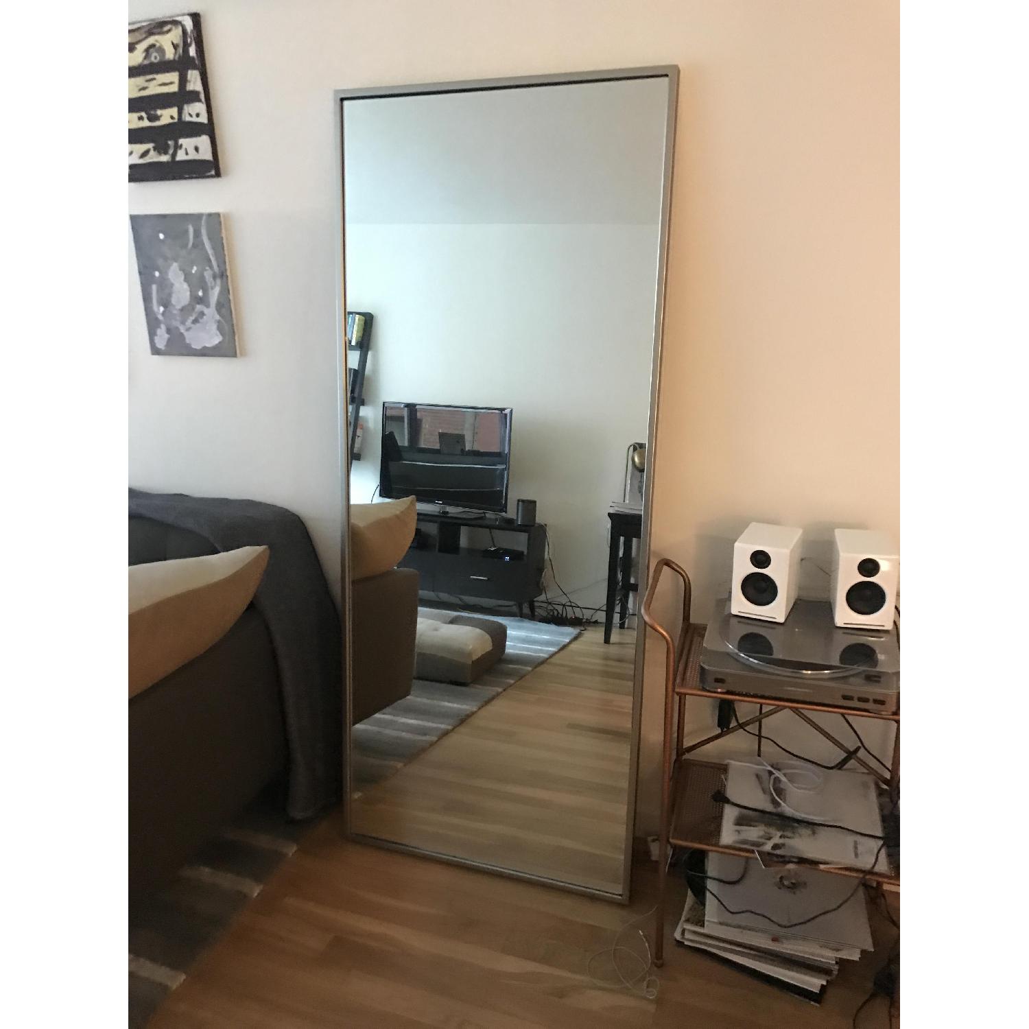 West Elm Metal Framed Floor Mirror - image-1