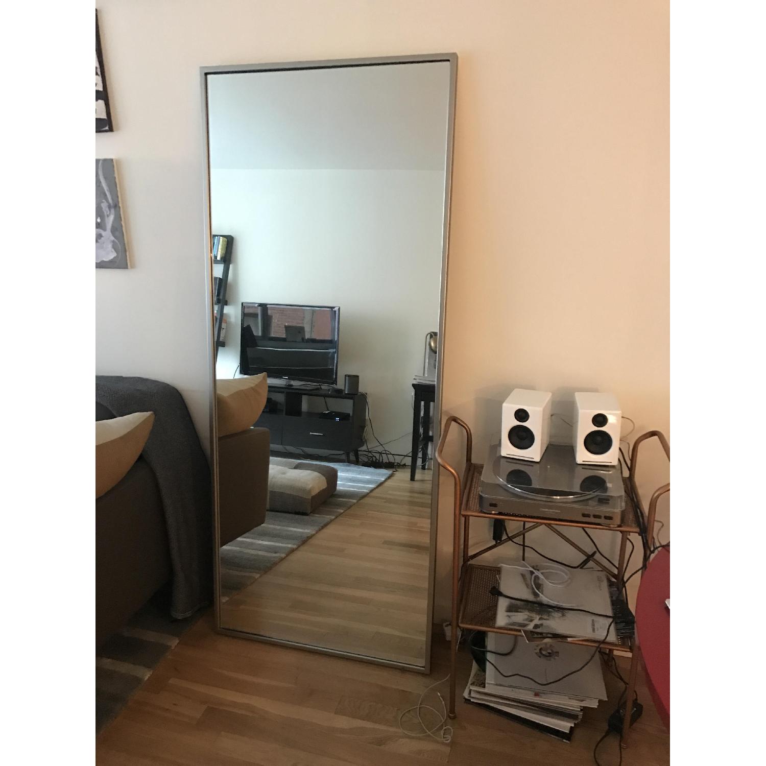 West Elm Metal Framed Floor Mirror - image-2