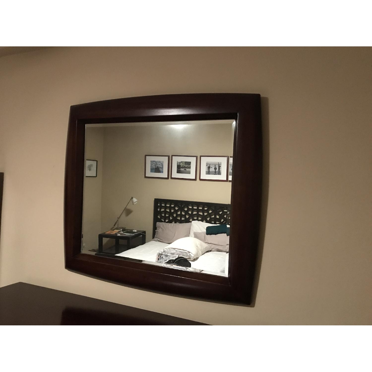 Pottery Barn Wood Mirror - image-2