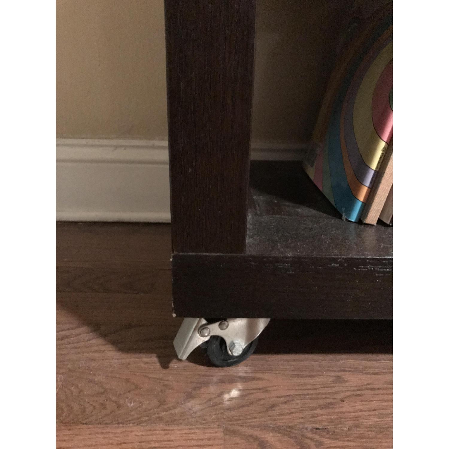 West Elm Bookshelf on Casters - image-3