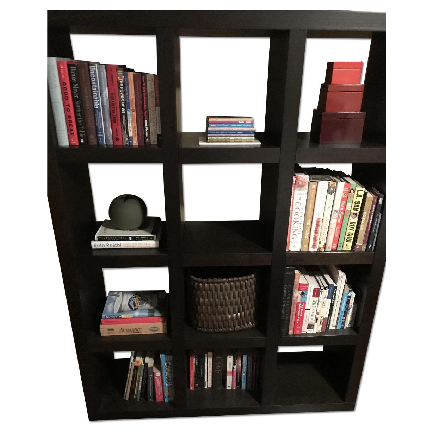 West Elm Bookshelf on Casters - image-0