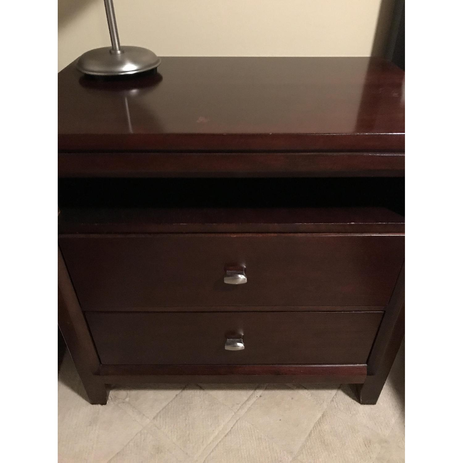 Pottery Barn 2 Drawer Nightstand - image-3