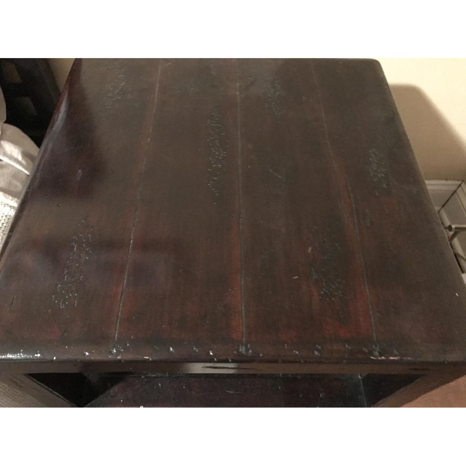 Dark Brown Side Table - image-4