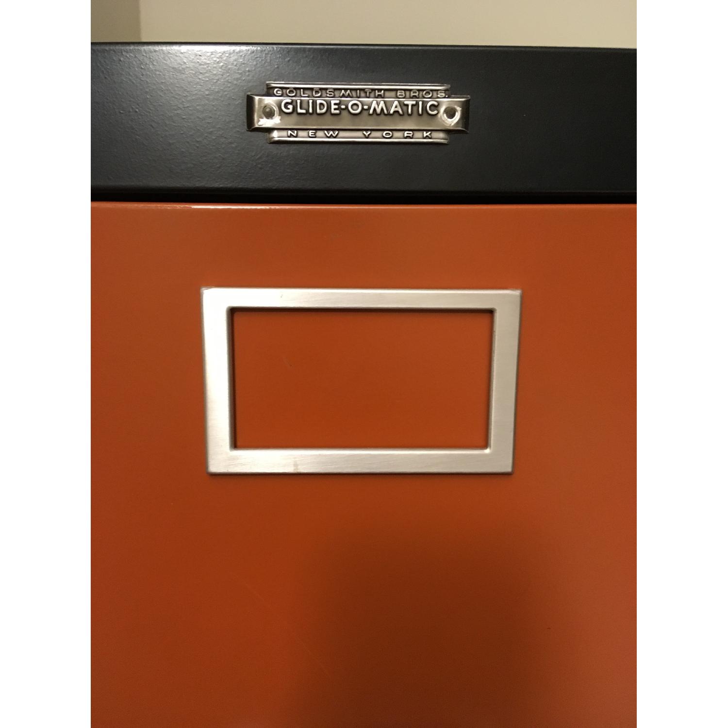 Multi-Color Mid-Century File Cabinet - image-1