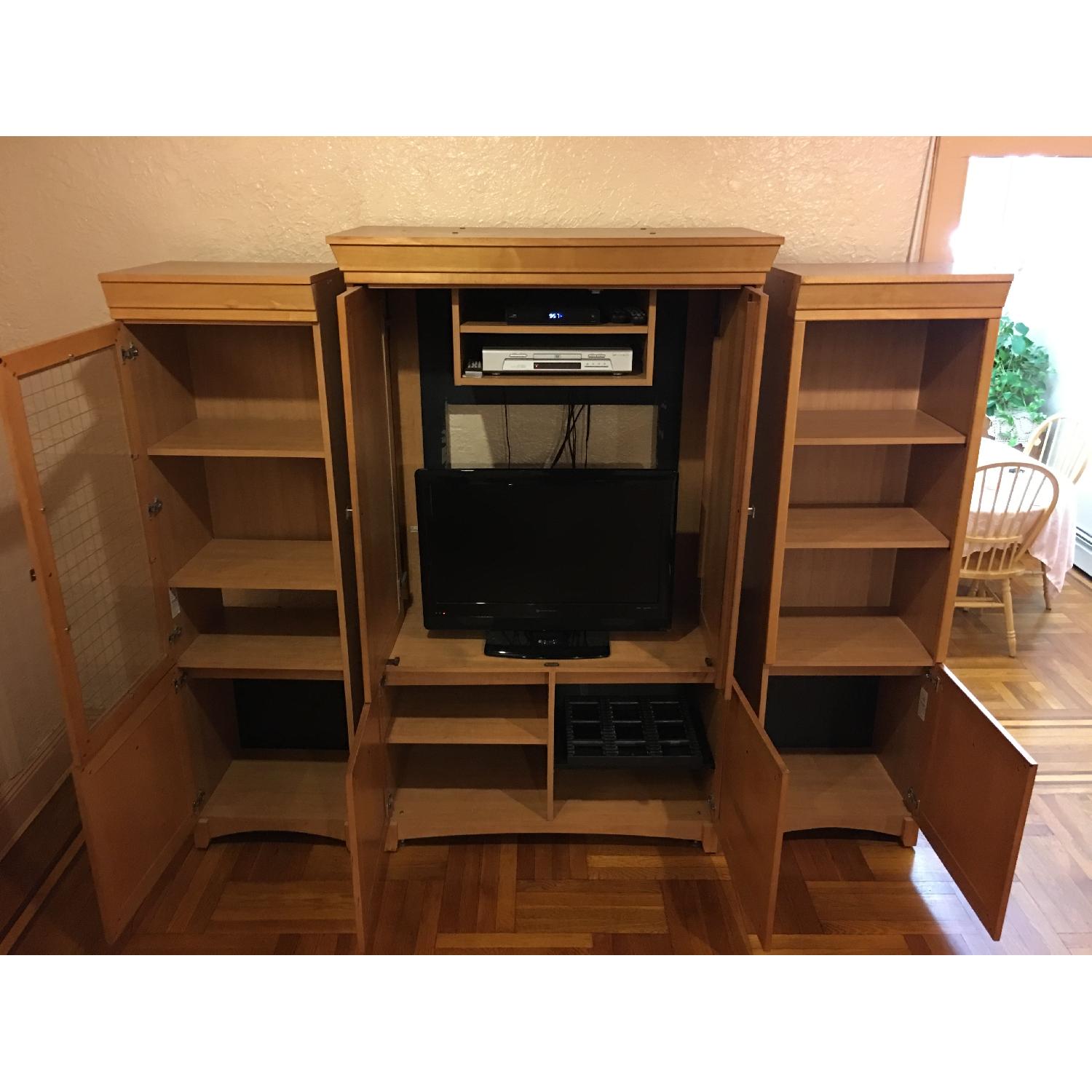 Wood TV Storage/Armoire - image-2