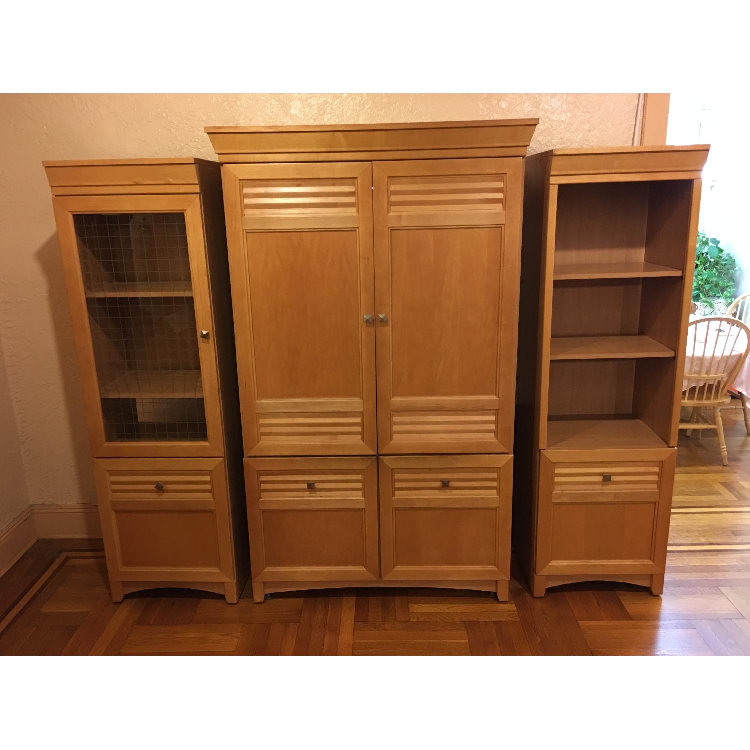 Wood TV Storage/Armoire - image-3