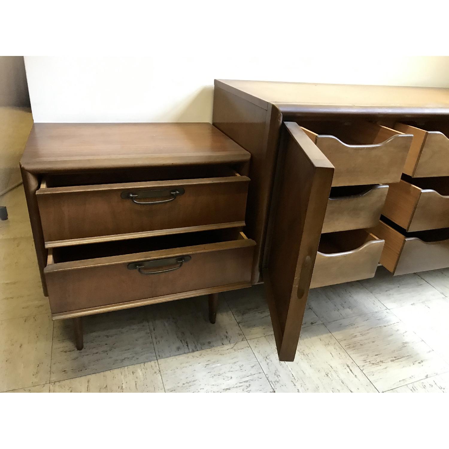 2 Drawer Wood Nightstand - image-1