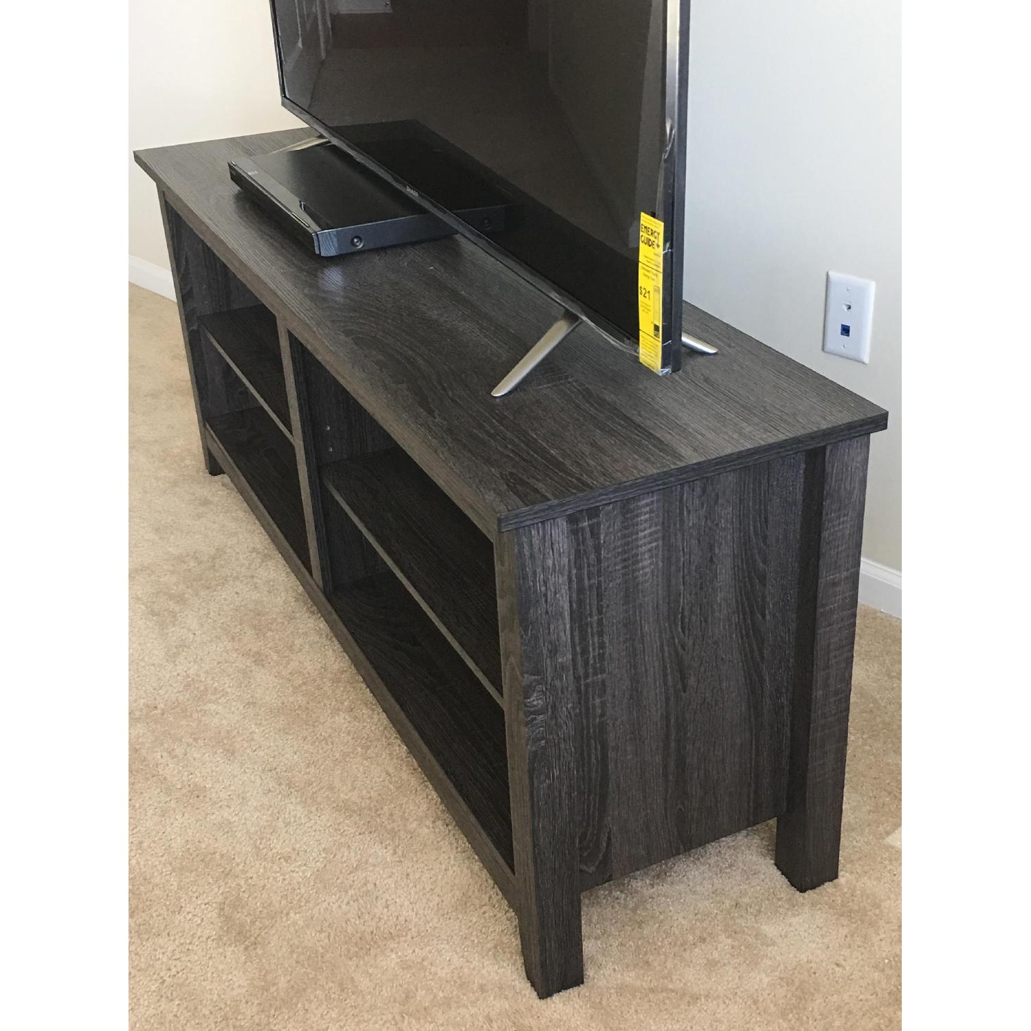 Walker Edison Wood TV Media Console in Charcoal - image-3
