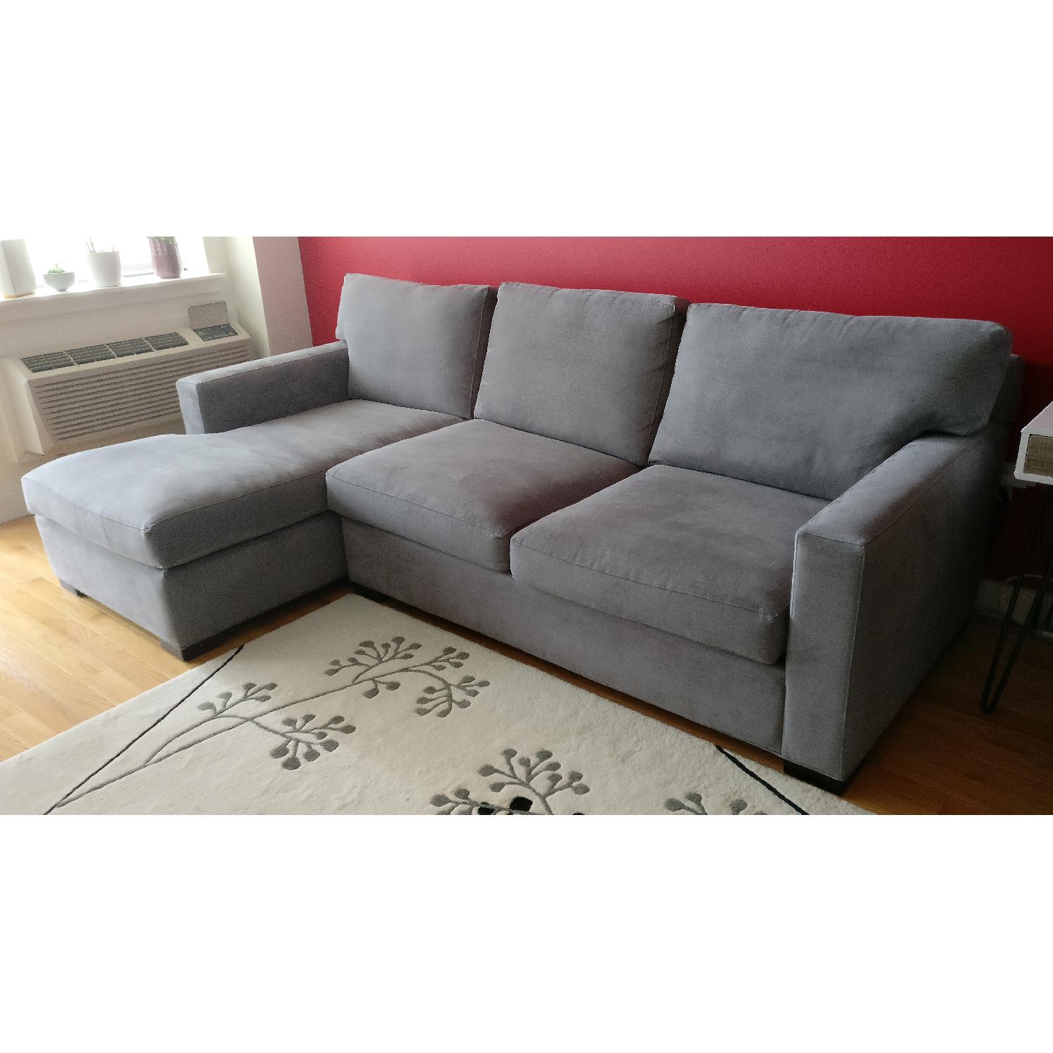 Crate & Barrel Axis 2 Piece Sectional Sofa - image-1