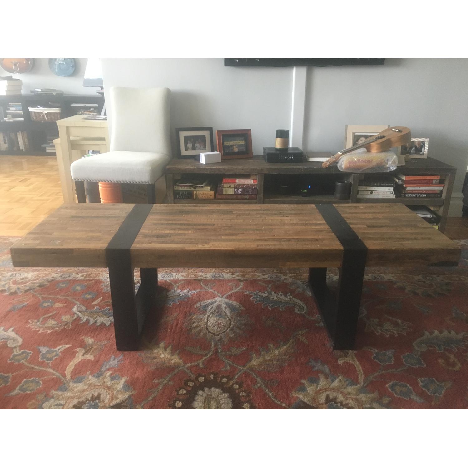 Crate & Barrel Seguro Rectangular Coffee Table - image-1