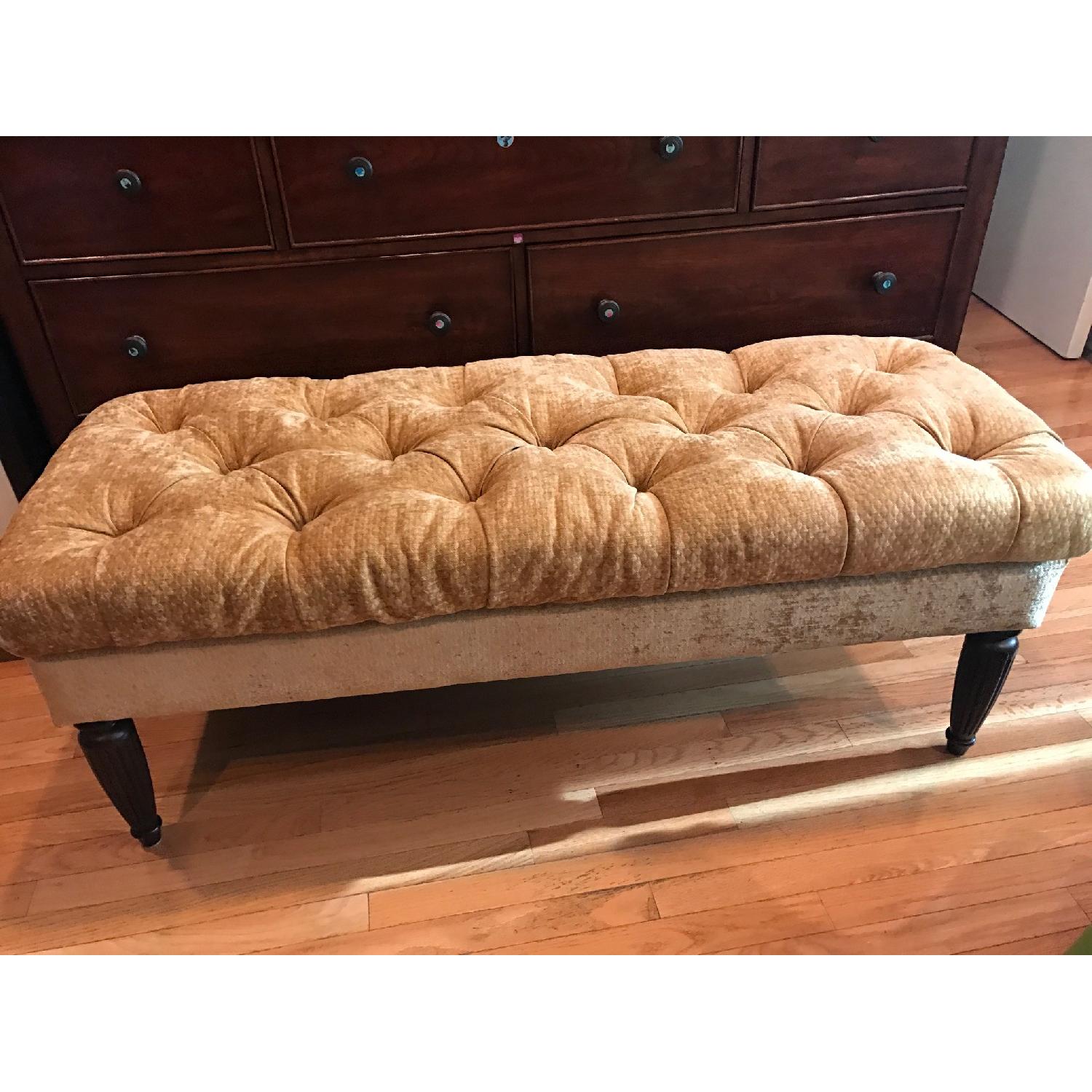 Bassett Custom Tufted Ottoman - image-2