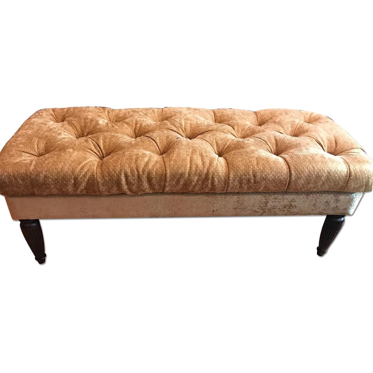 Bassett Custom Tufted Ottoman - image-0