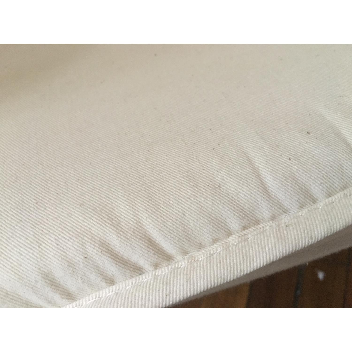 Ikea Poang Birch Veneer Armchair w/ Cream Cushion - image-4