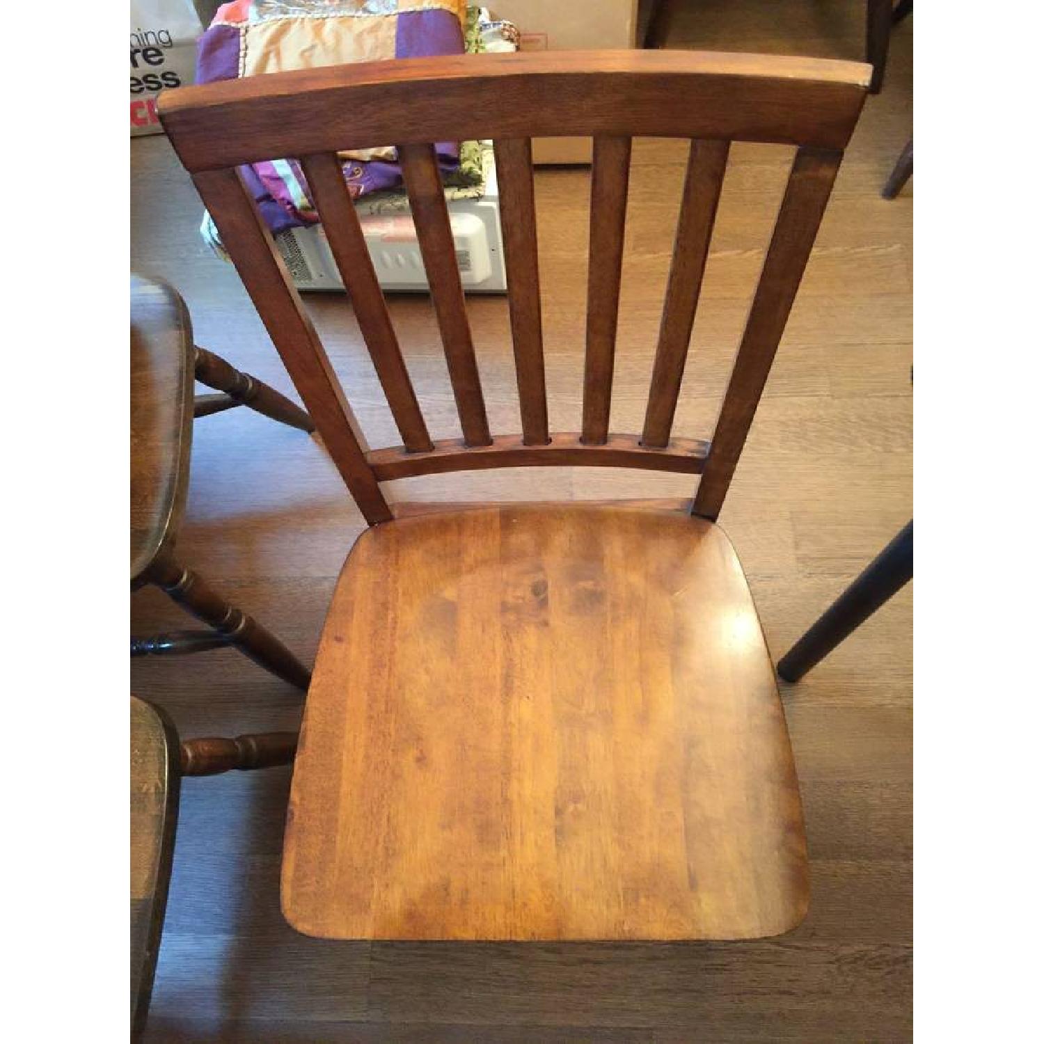 Wood Dining Table w/ 2 Chairs - image-2